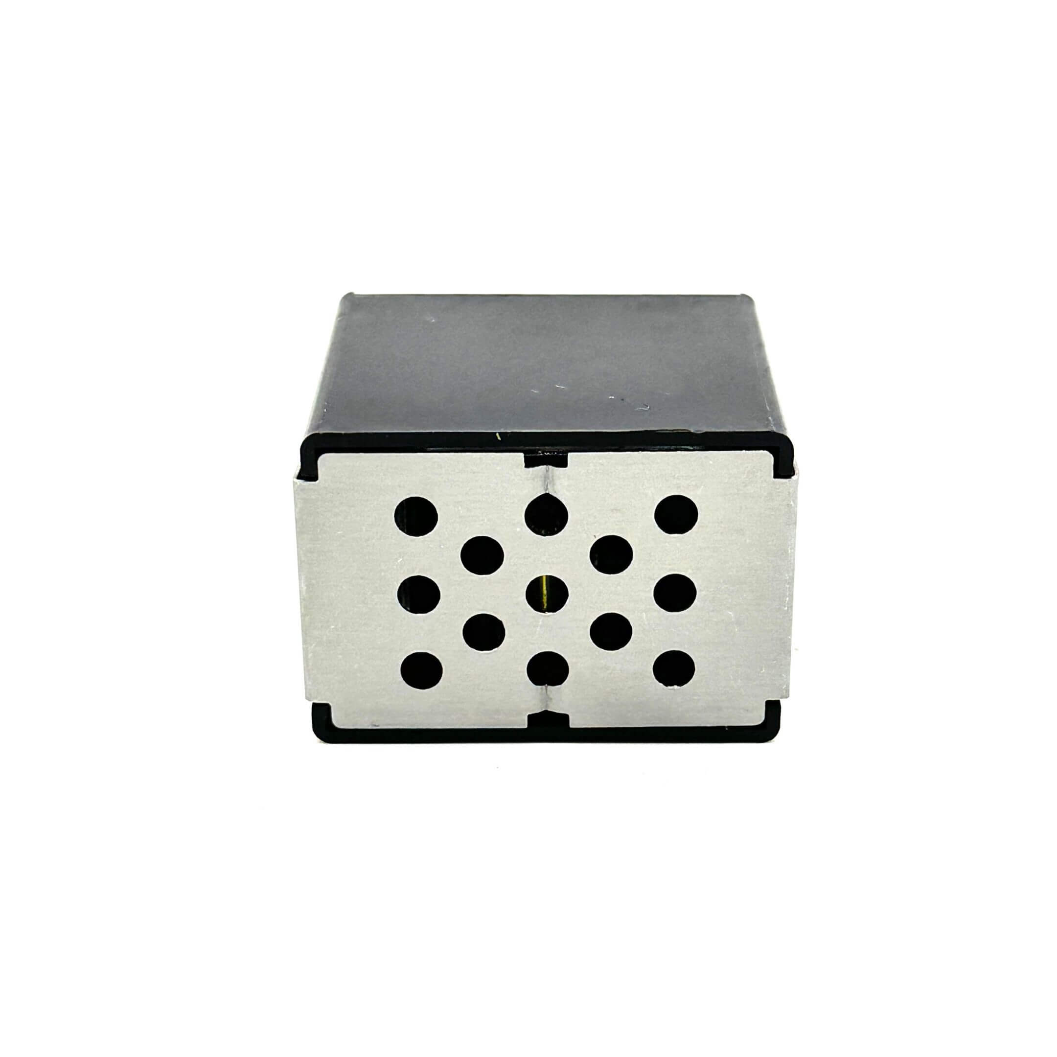 Rear view of a Honda Acty HH3, HH4 fuel cut relay with ventilation holes.