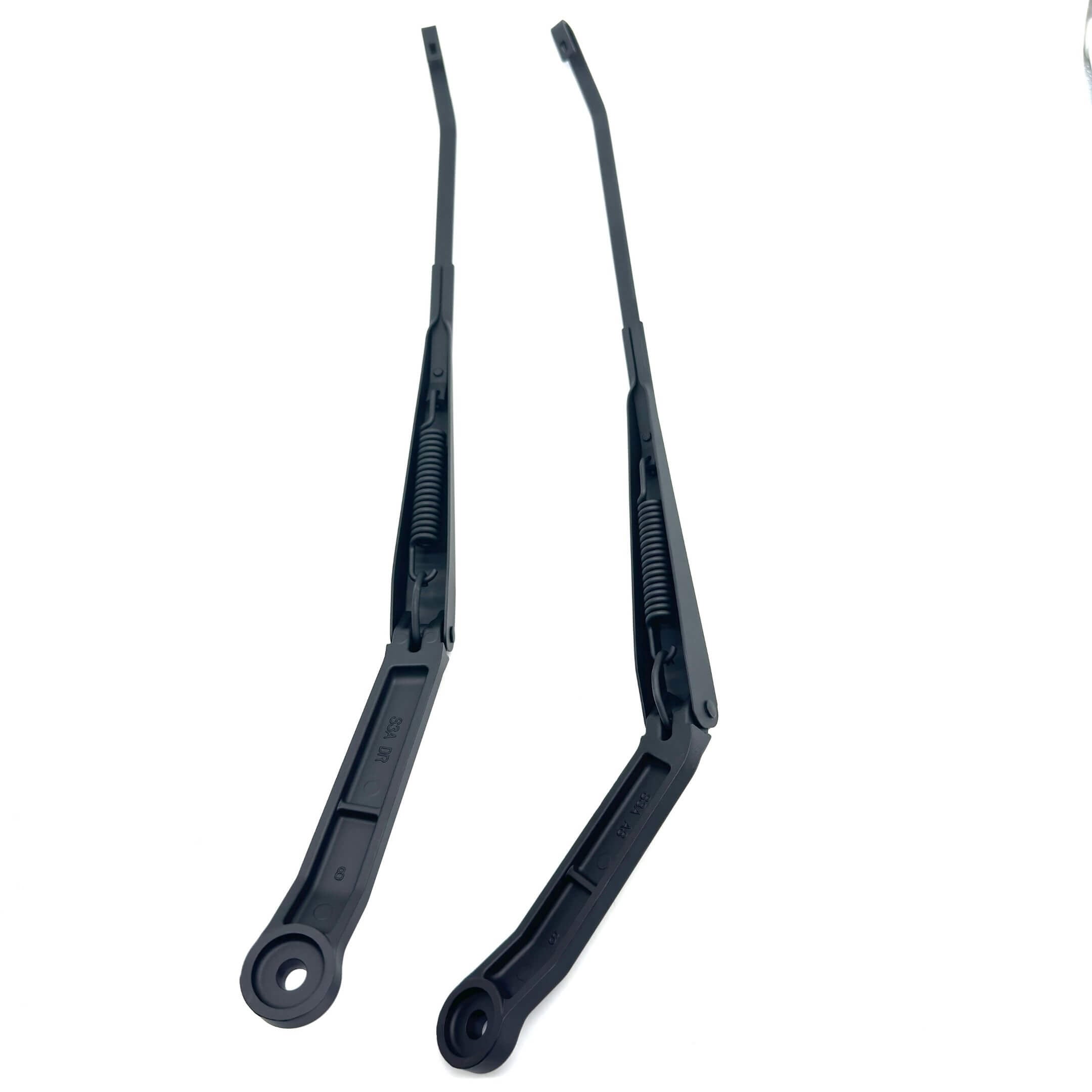 Black wiper arm set for Honda Acty Truck HA8, HA9 models (2009-2022) featuring durable construction and precise fit.