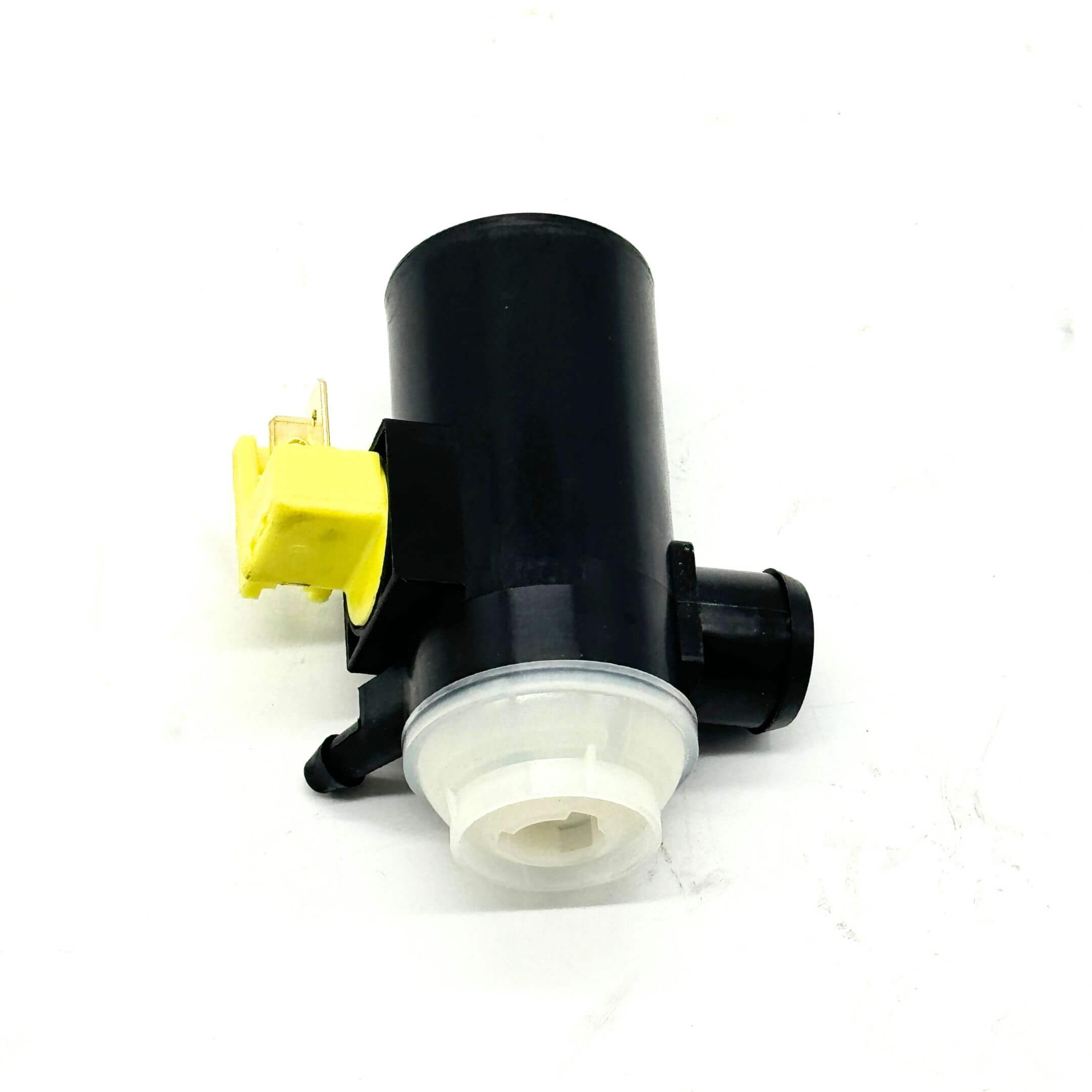 Windshield Washer Pump Motor for Honda Acty Truck HA8, HA9 Models 2009-2022, featuring a black and yellow design.