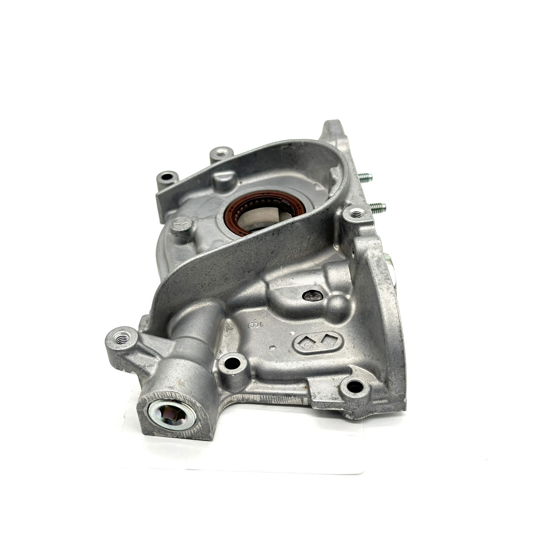 Genuine silver oil pump for Honda Acty Truck HA8, HA9 models (2009-2022) featuring durable construction and precise fit.