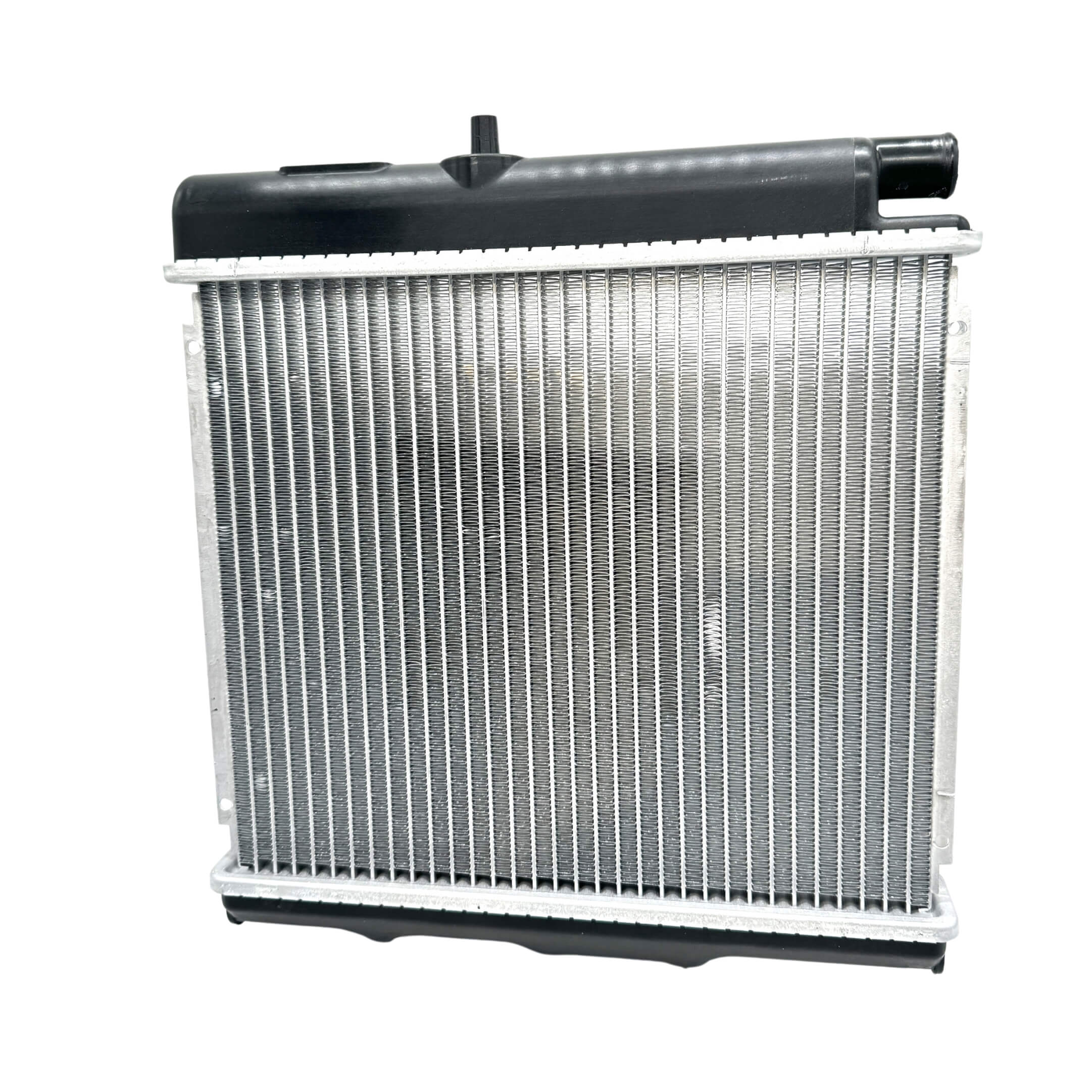 Lightly used Honda Acty HA3, HA4 radiator assembly showcasing detailed frontal view, perfect for efficient cooling solutions.
