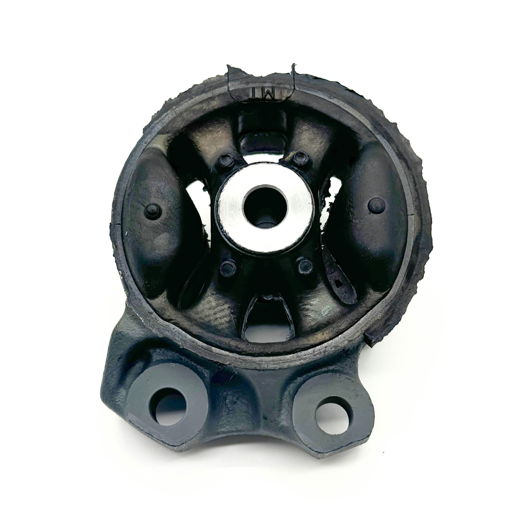 Front view of Genuine Honda Engine Mount for Manual Transmission Honda Acty Truck HA3 HA4 Models 1990-1999