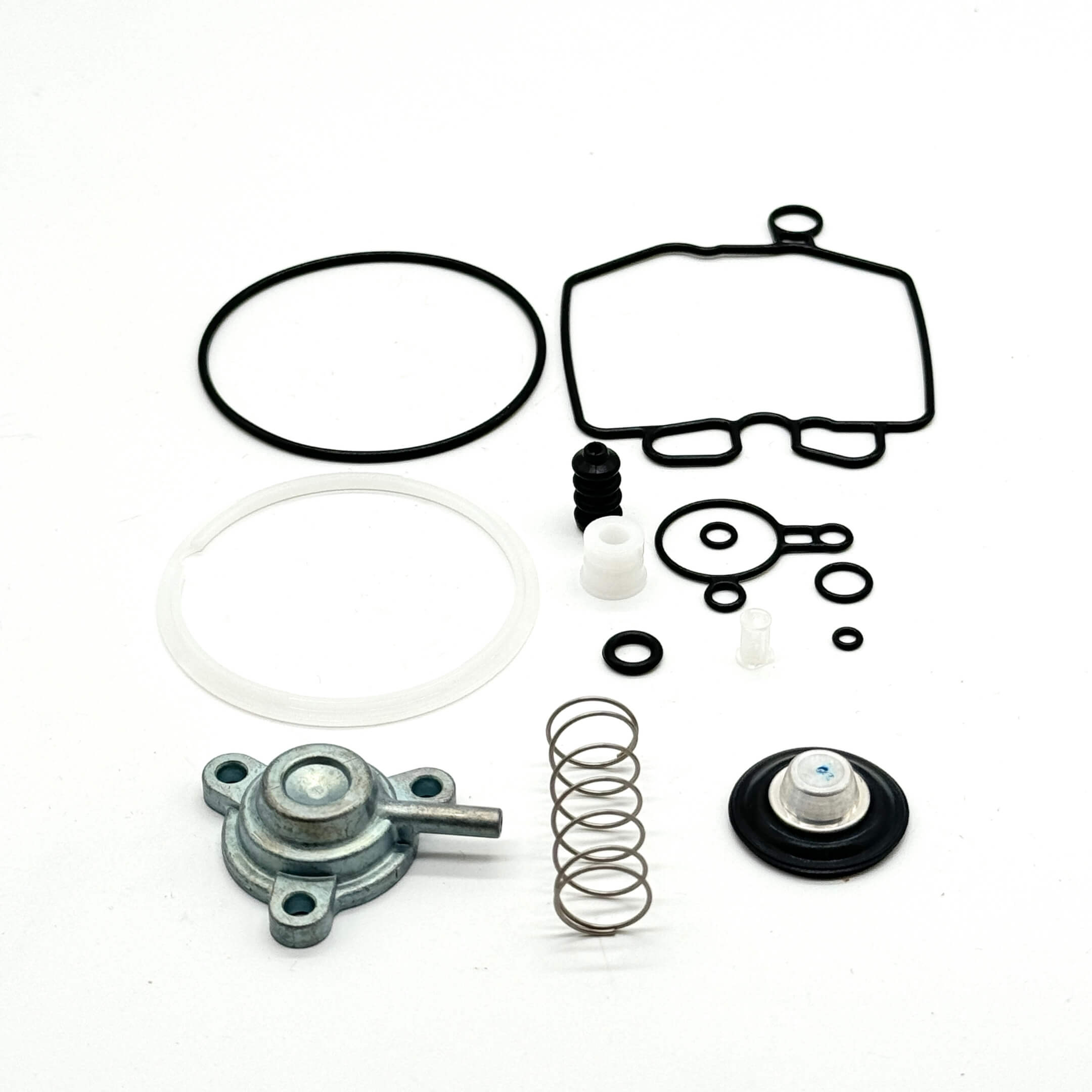 15-piece carburetor rebuild kit for Honda Acty HH3, HH4 models 1990-1999 including gaskets, O-rings, and diaphragm