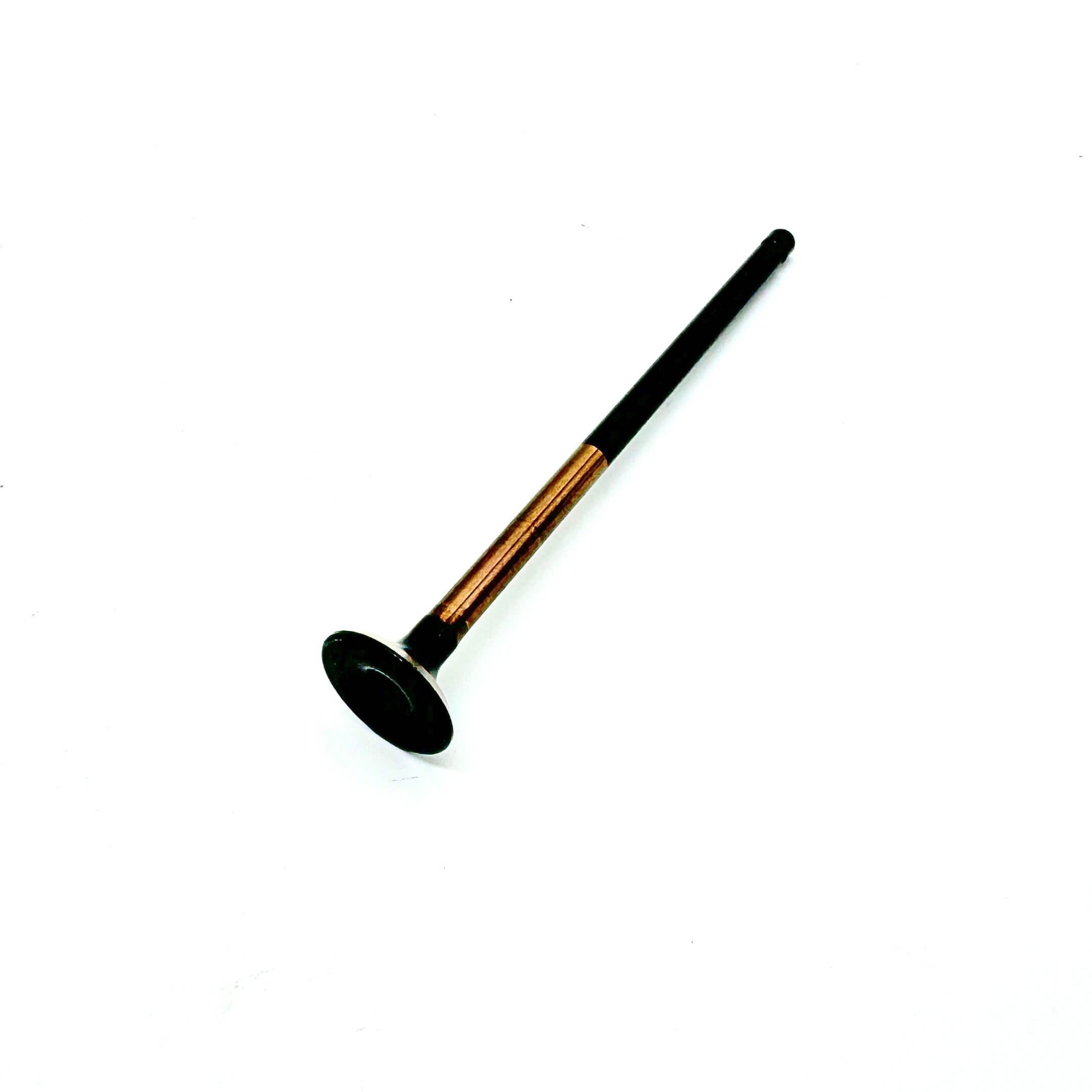 Side view of the Honda Acty HA3, HA4 Exhaust Valve - 1990-1999, highlighting the copper stem section.