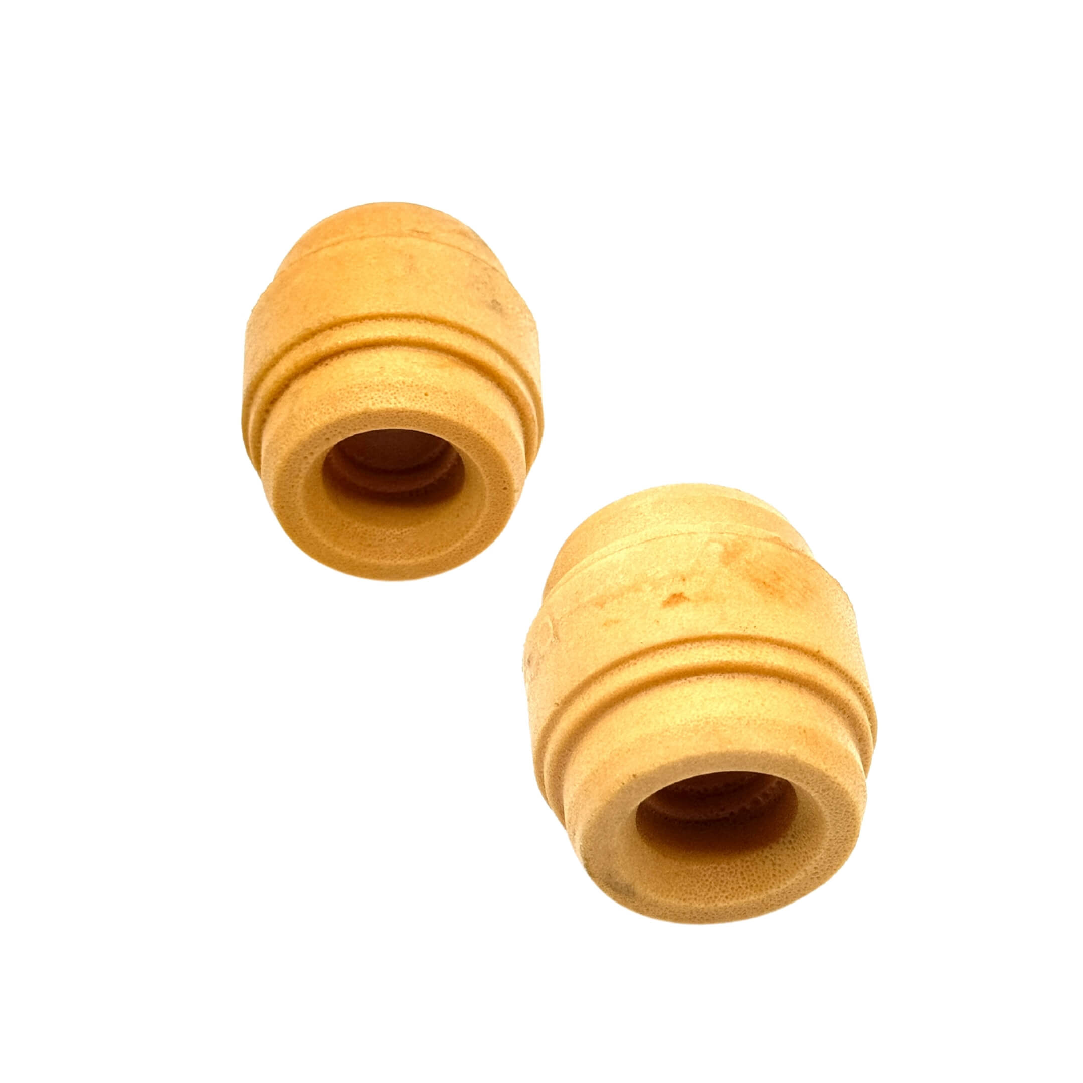 Front Bump Stopper for Honda Acty Van HH3, HH4 Models (1990-1999), beige rubber construction, designed for optimal suspension performance.