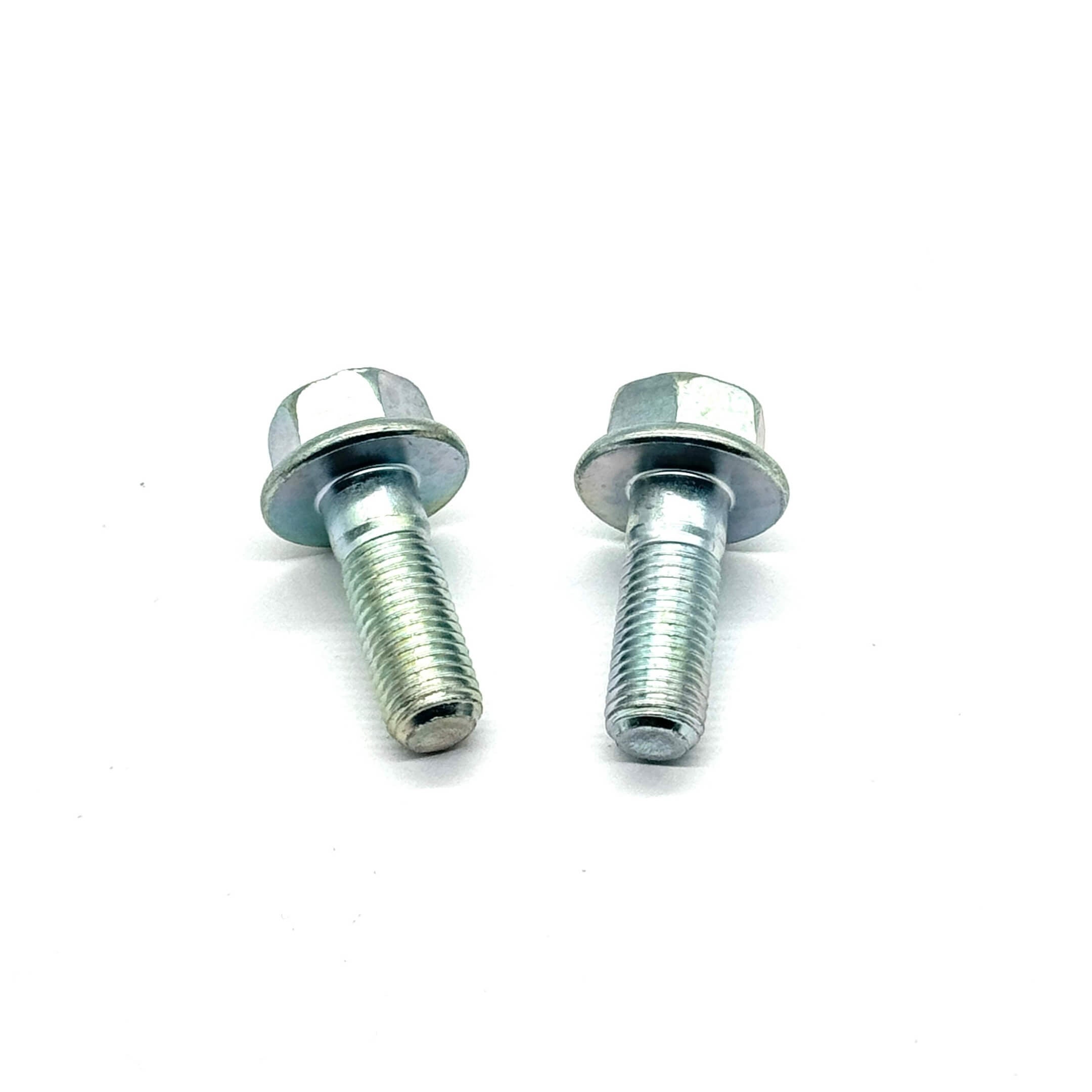 Close-up of Genuine Honda Brake Caliper Flange Bolts for HA3 HA4, showcasing precise threading and durable construction.