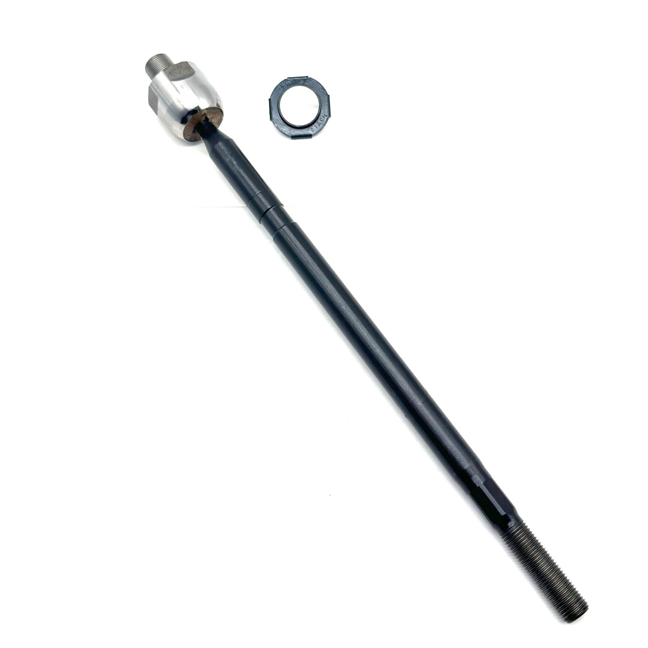 Inner Tie Rod End for Driver Side, compatible with Honda Acty Truck HA8, HA9 Models 2009-2022, featuring a sleek black and silver design.