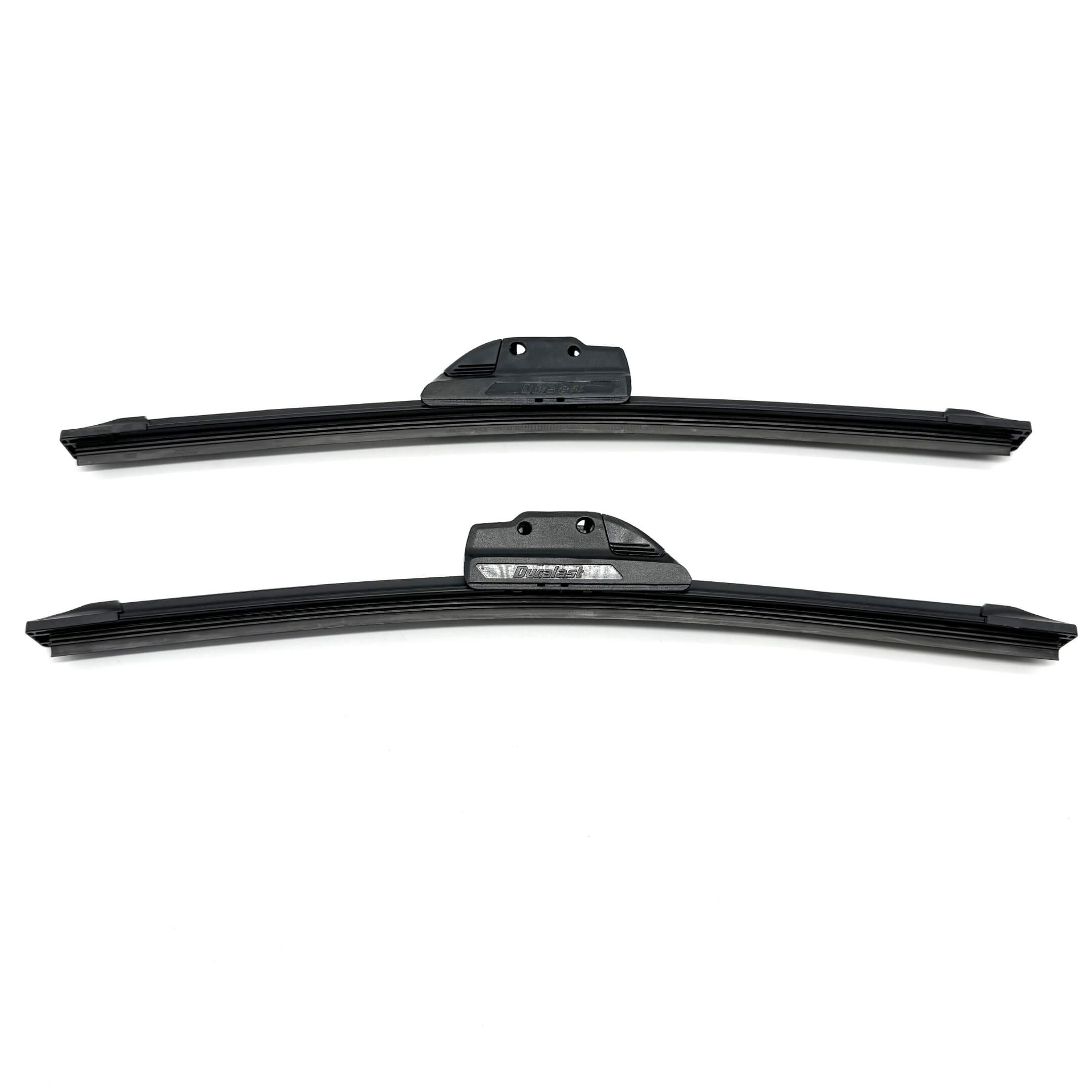 Pair of Duralast Flex Wiper Blades showcasing advanced graphite coating for Honda Acty HH1, HH2, HH3, HH4 models 1988-1999