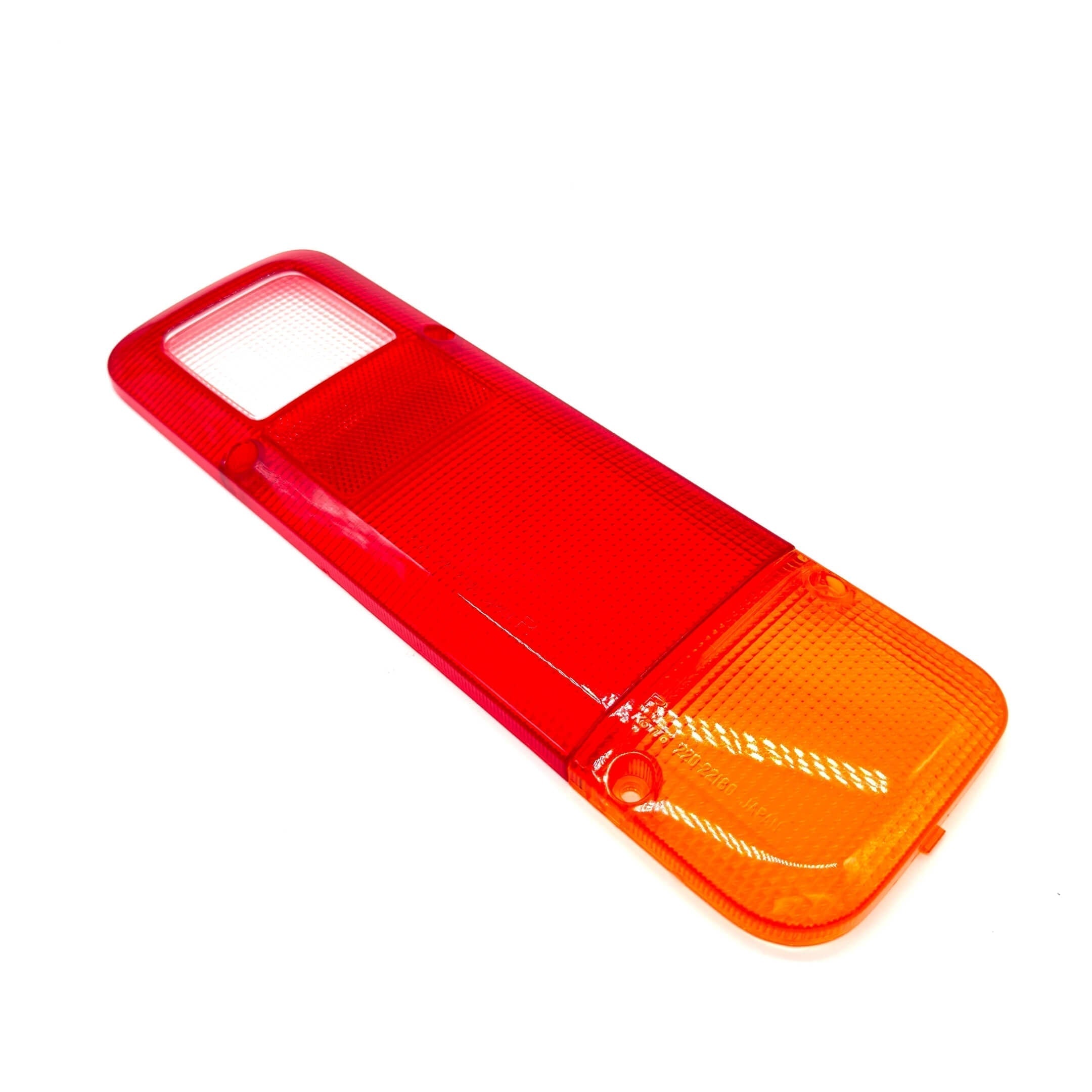 Red and orange tail light cover for Honda Acty Truck HA8, HA9 models, 2009-2022, right side.