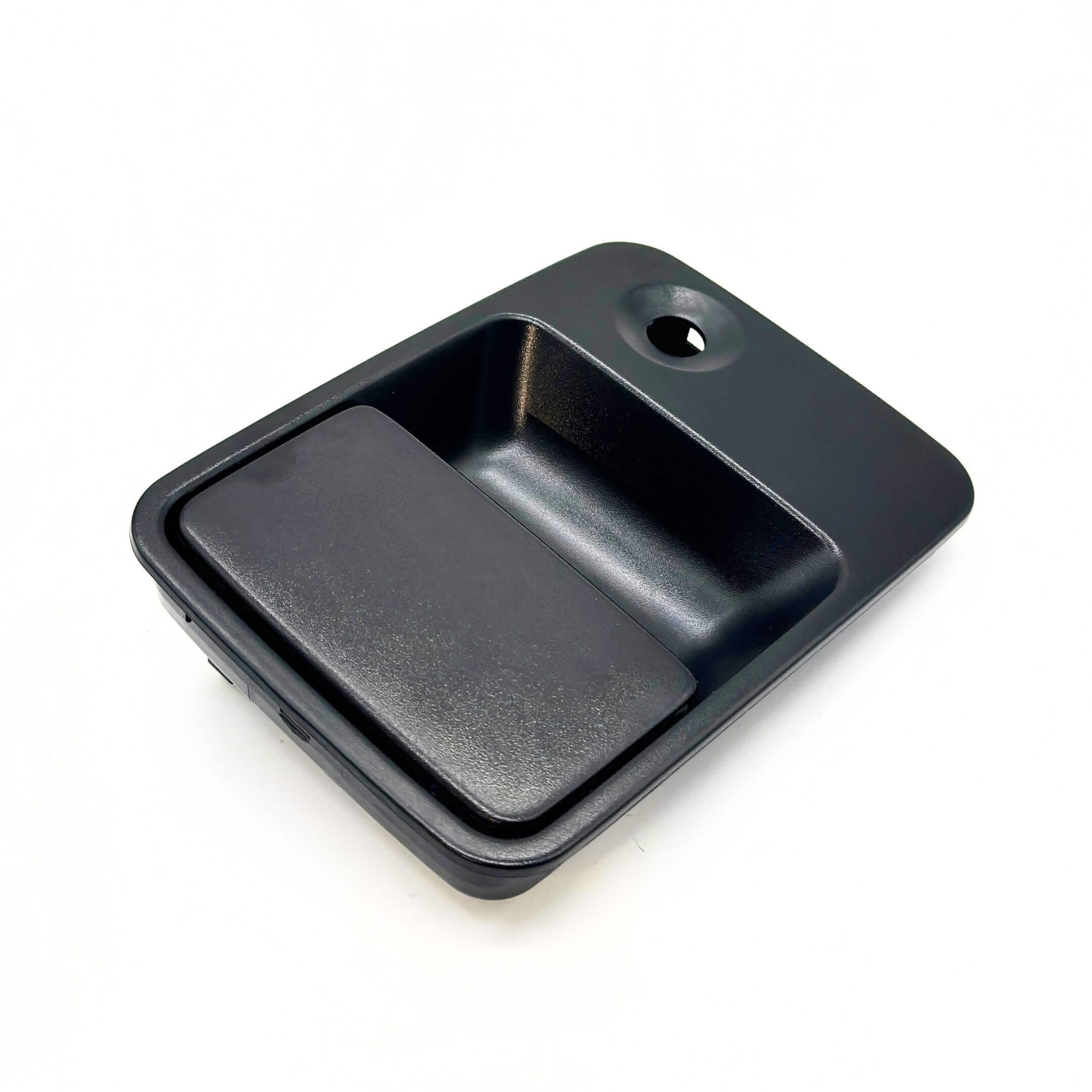 Angled view of Left Exterior Door Handle - Designed for Honda Acty Van HH3, HH4 models