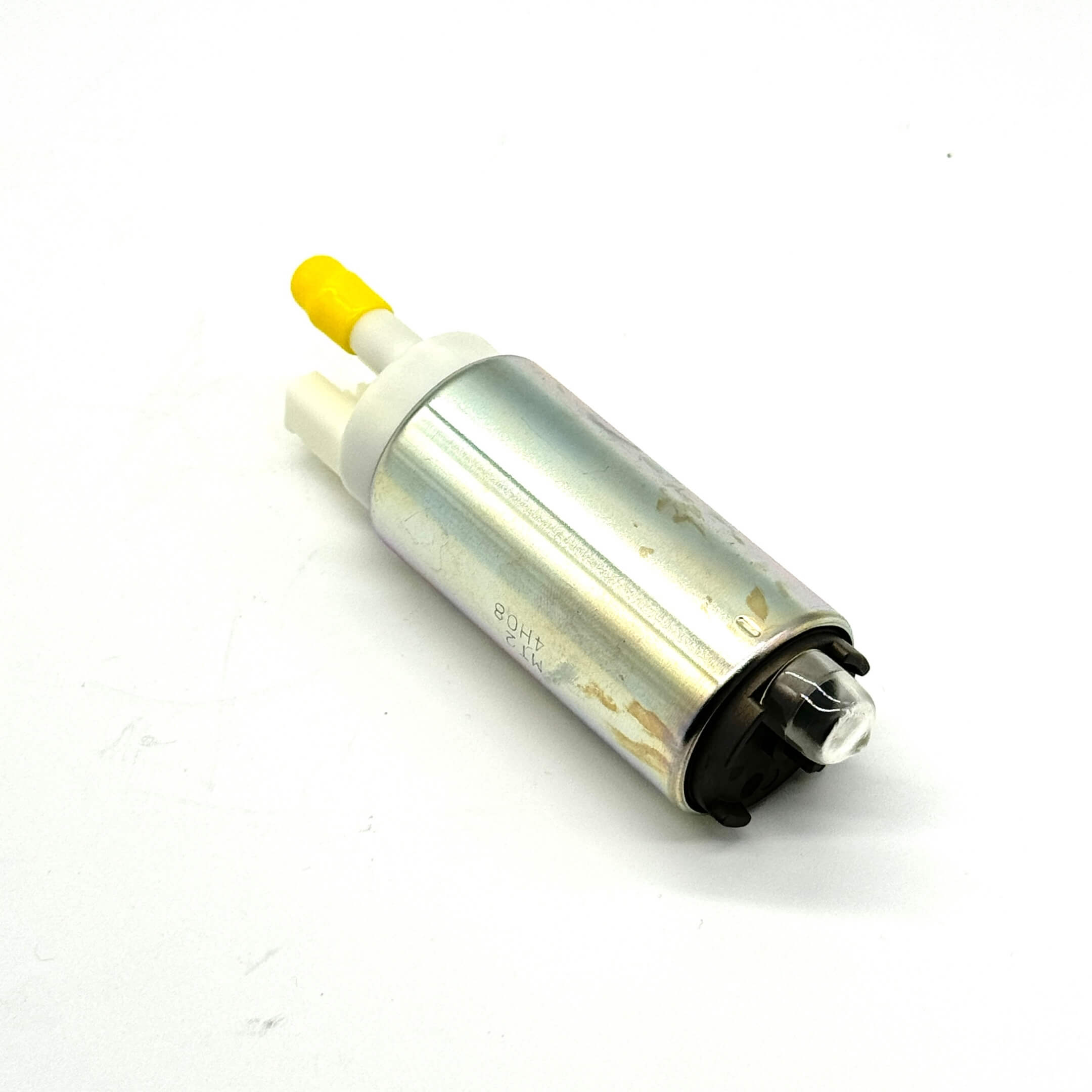 Genuine Honda fuel pump for Honda Acty Truck HA8, HA9 models (2009-2022), featuring a silver cylindrical design with yellow and white connectors.