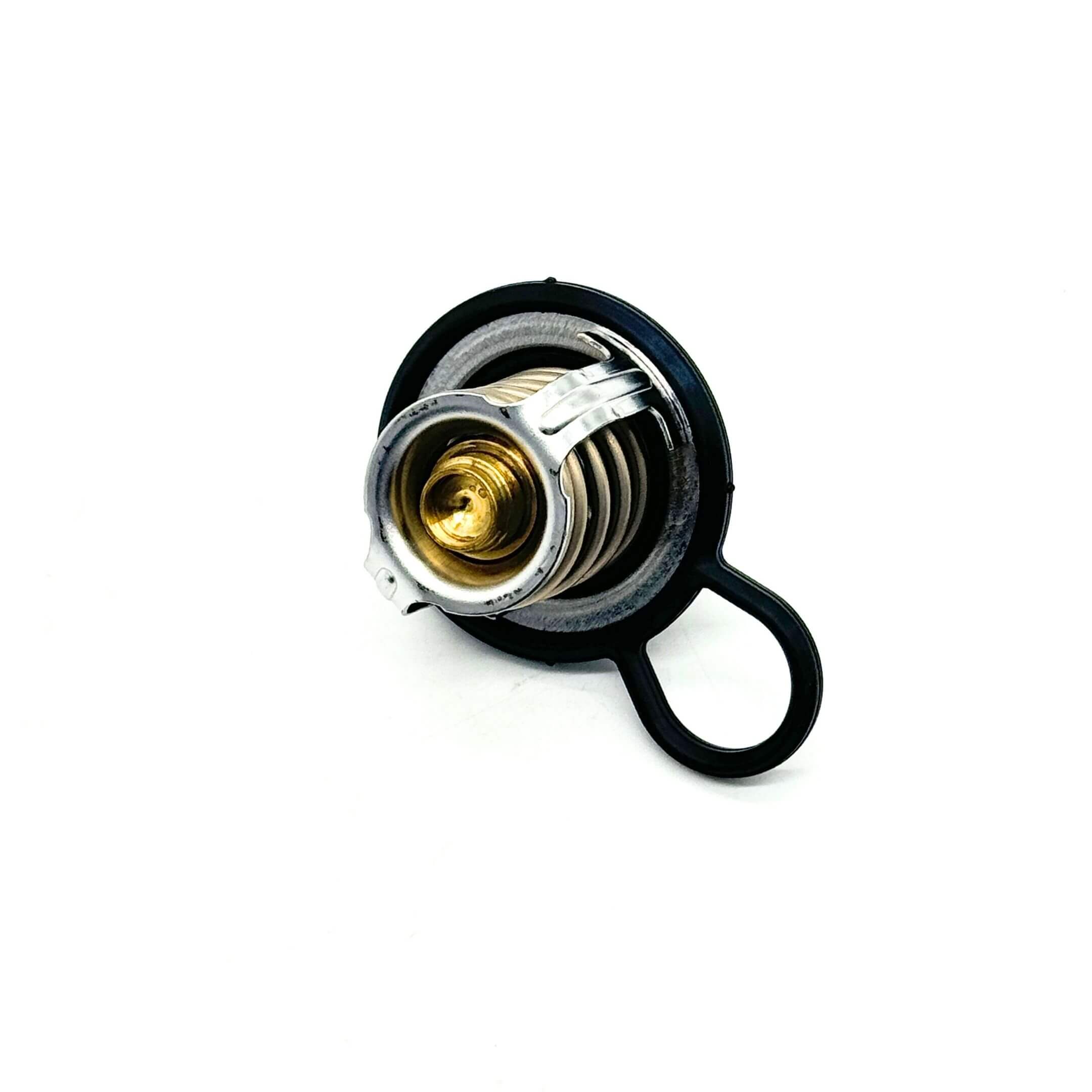 Thermostat for Honda Acty Truck HA8, HA9 models (2009-2022), featuring a compact design with a metallic finish and black rubber seal.