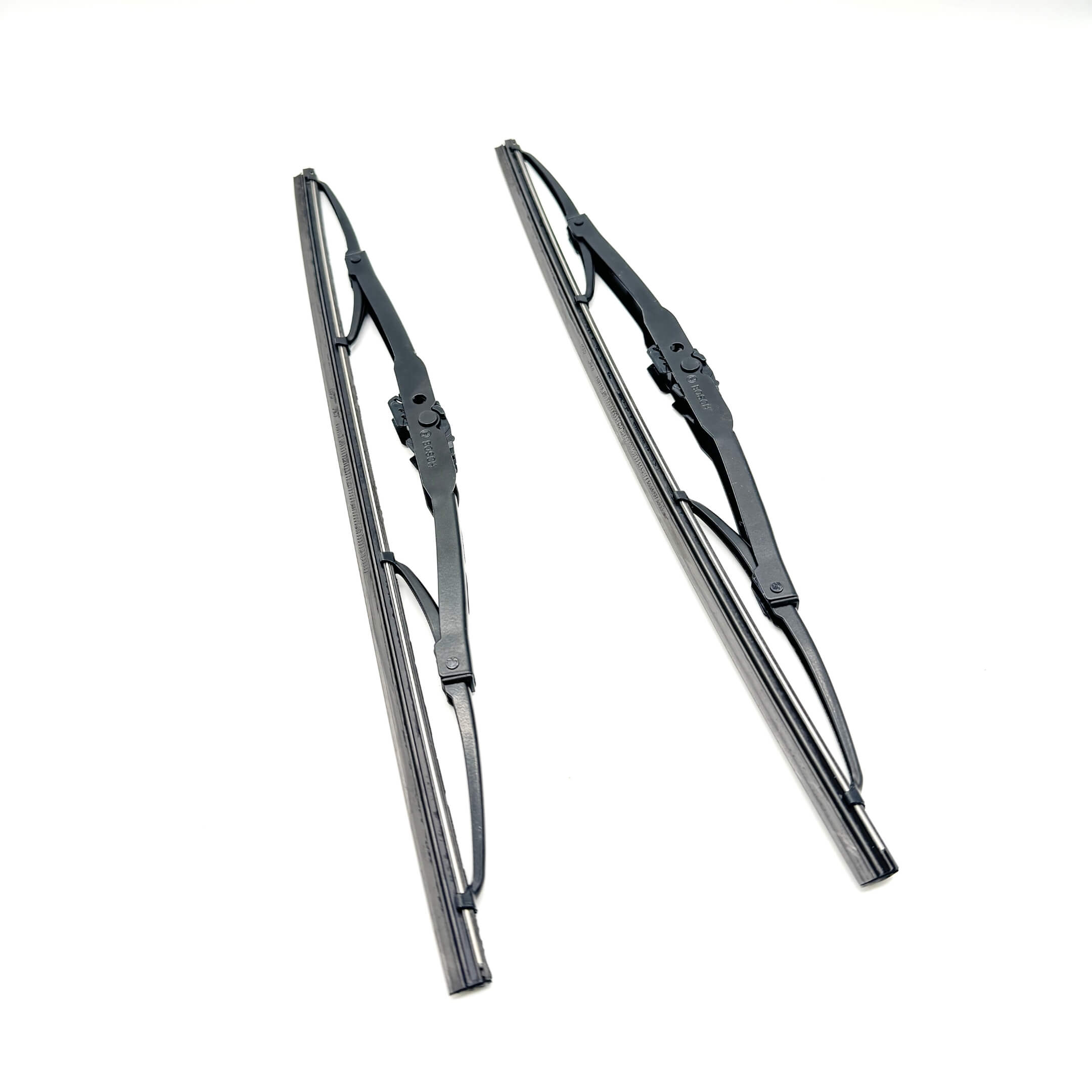 Detailed view of Bosch Microedge Wiper Blades highlighting metal tension spring for Honda Acty HH1, HH2, HH3, HH4 models 1988-1999