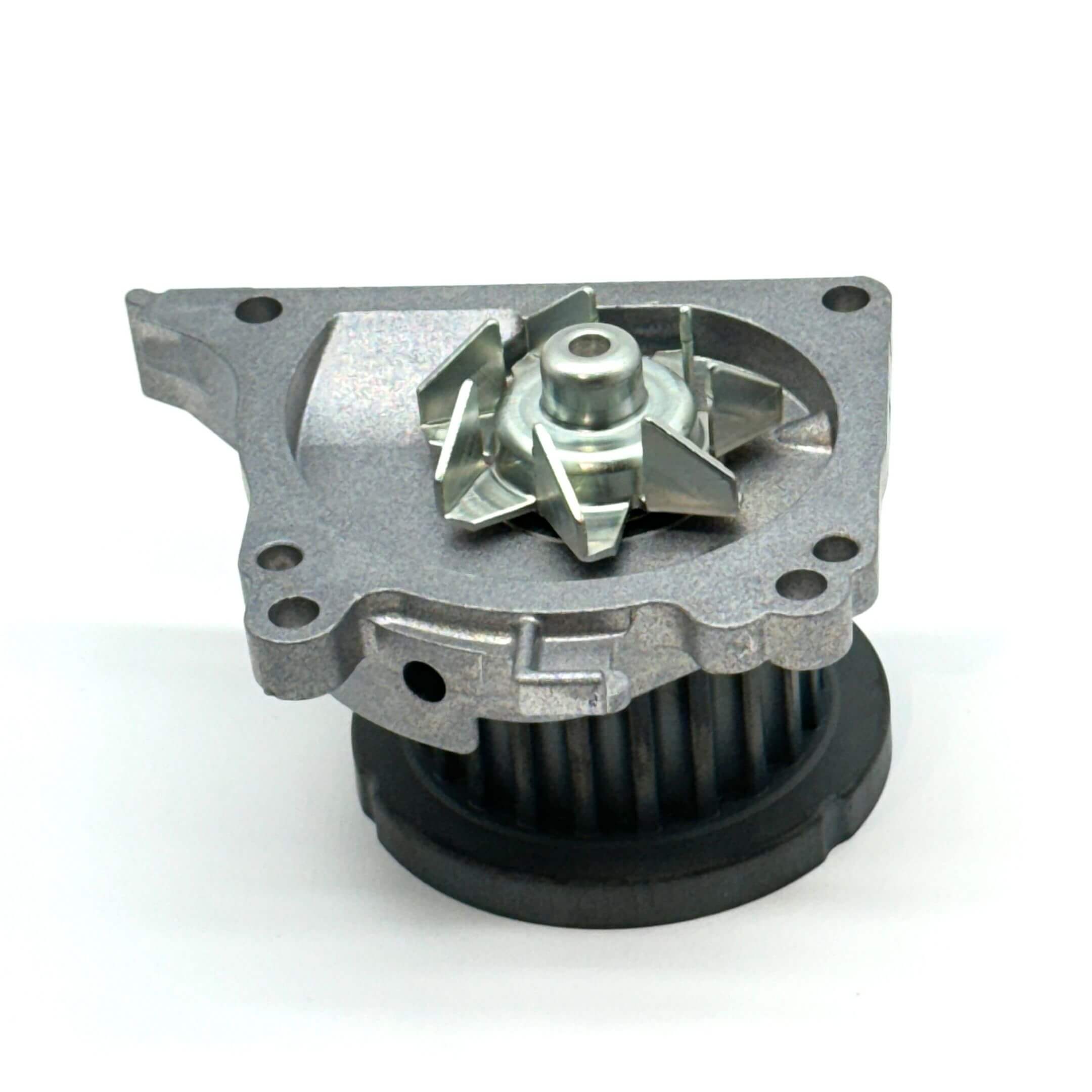 Silver water pump for Honda Acty Truck HA8, HA9 models (2009-2022) featuring durable metal construction.