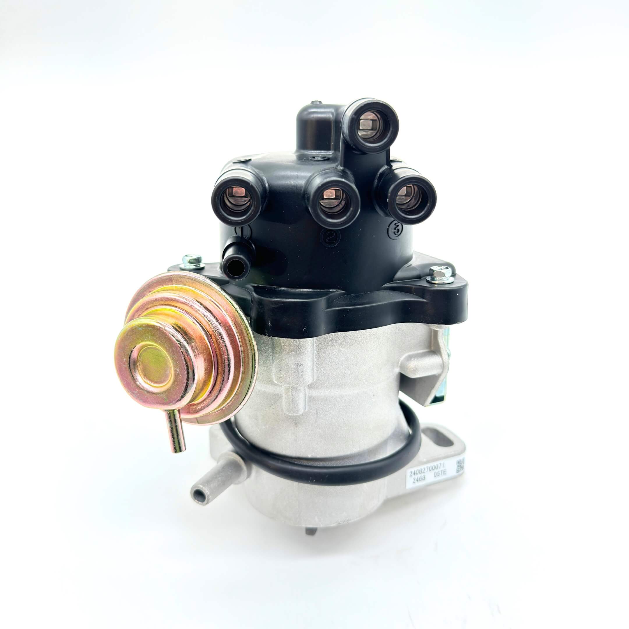 Front view of the Honda Acty HH3, HH4 distributor showcasing electrical connectors and mounting points