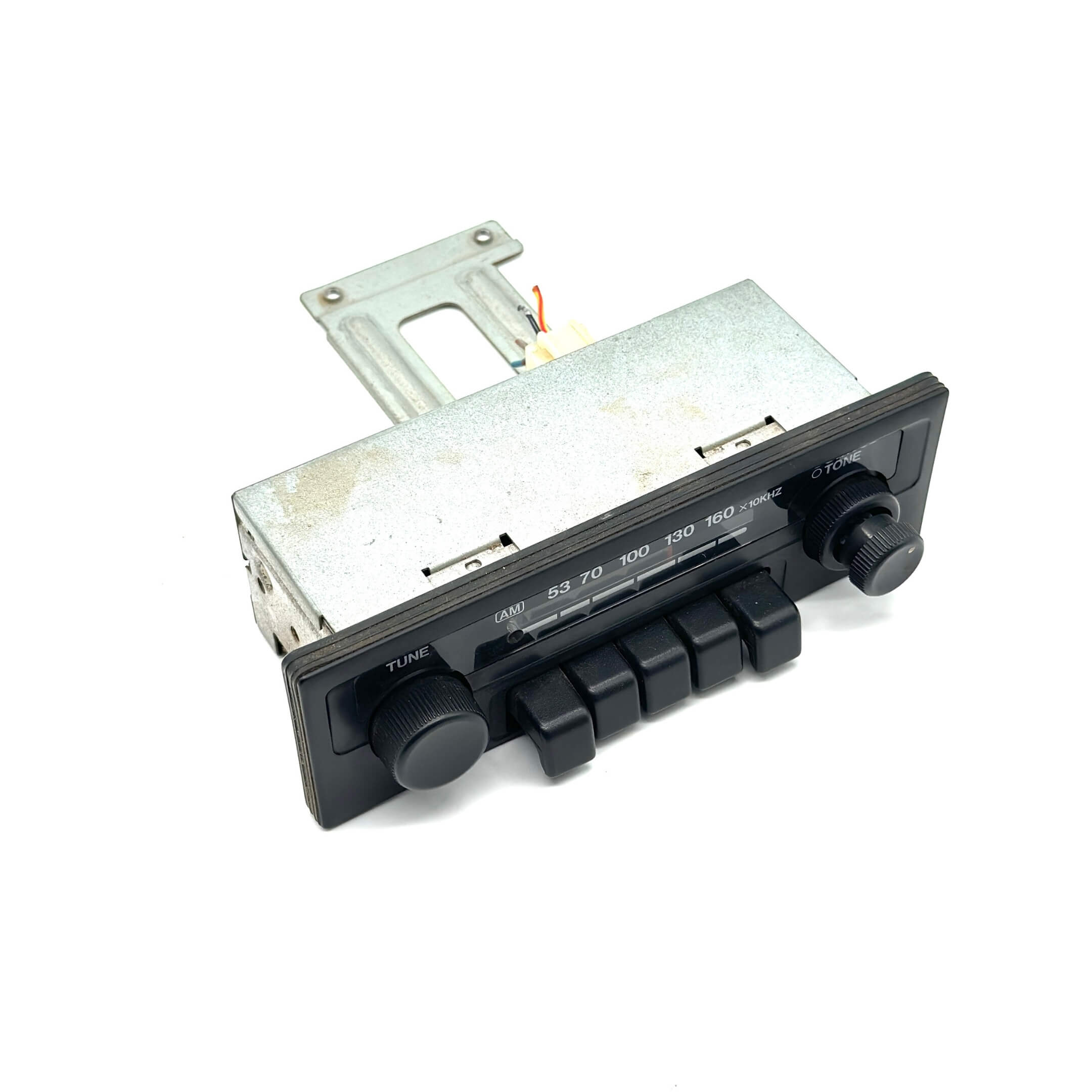 Close-up of Honda radio unit with clean interface, compatible with HH3 and HH4 models from 1990-1999.