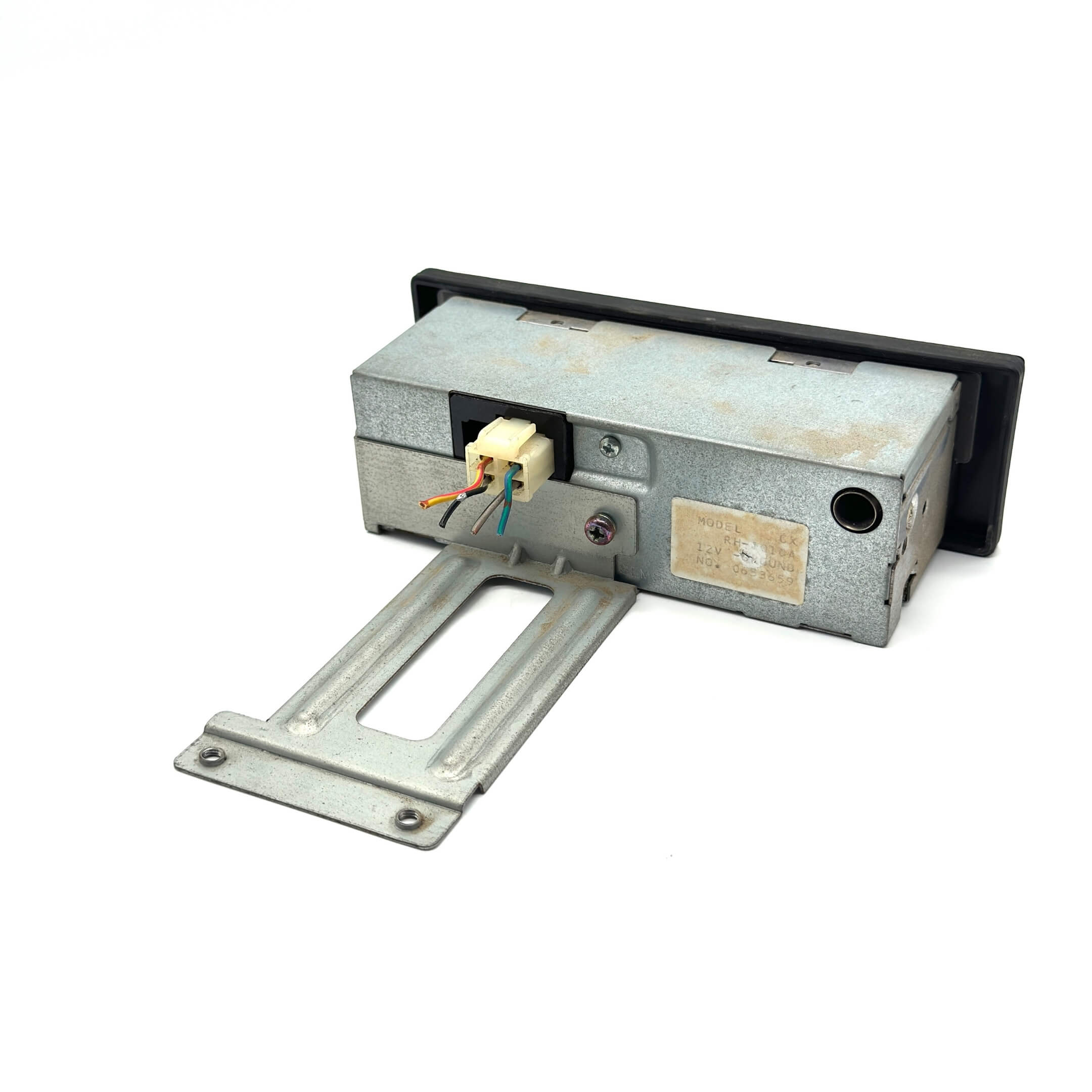 Detailed image of Honda radio with clear labeling and original factory finish for HH3, HH4 models.