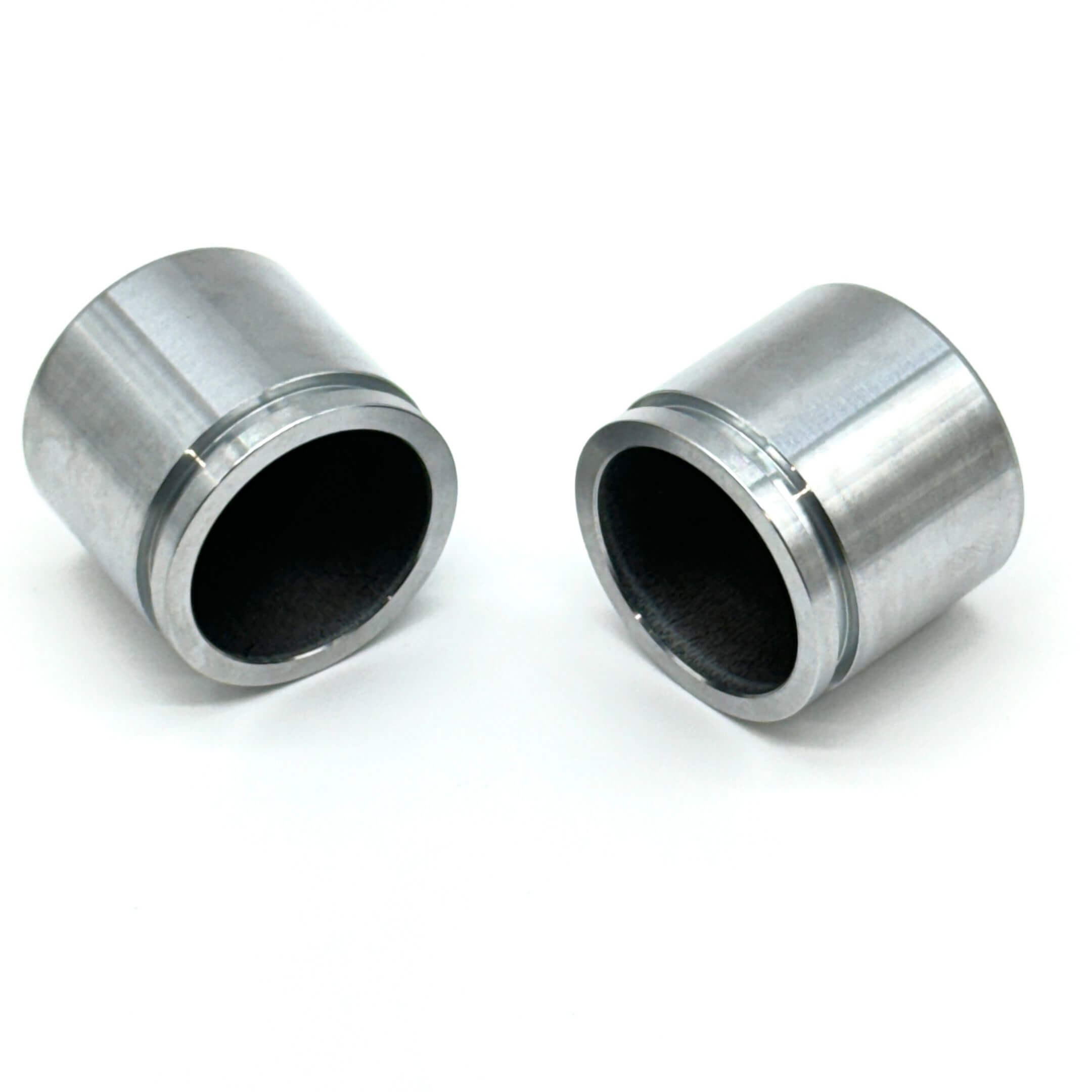 Brake Caliper Piston Set for Front Honda Acty Truck HA8, HA9 Models 2009-2022, featuring durable silver metal construction.