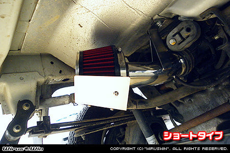 Honda Acty Air Filter Kit by Wirus Win, featuring a red and chrome power air filter upgrade for HA6, HA7 models (1999-2009).