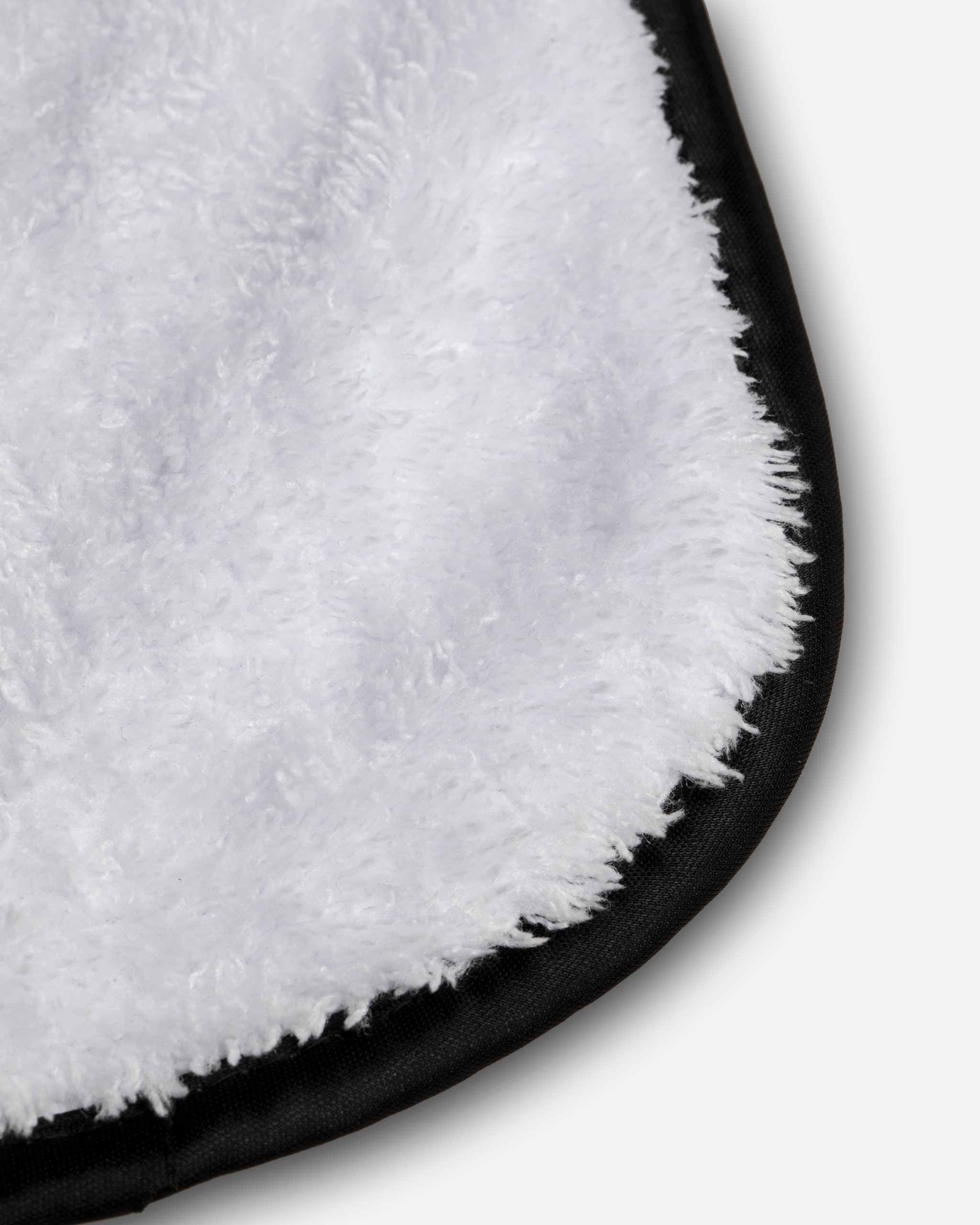 Microfiber Car Cloths corner detail, emphasizing plush, high-density fibers perfect for absorbing wax, polish, or water without leaving lint.