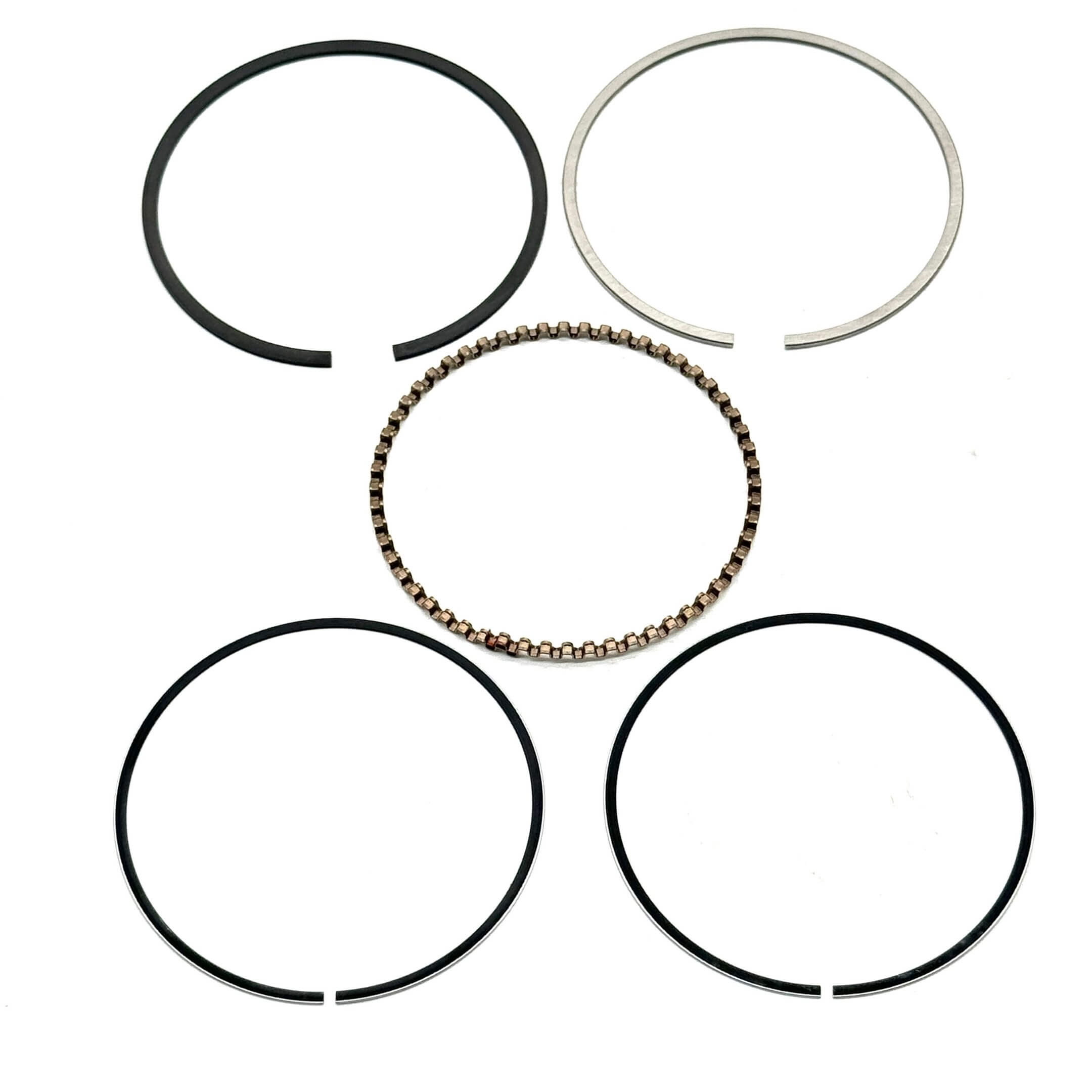 Piston Ring Set STD for Honda Acty Truck HA8, HA9 Models (2009-2022), featuring five rings in black and silver with a detailed design.