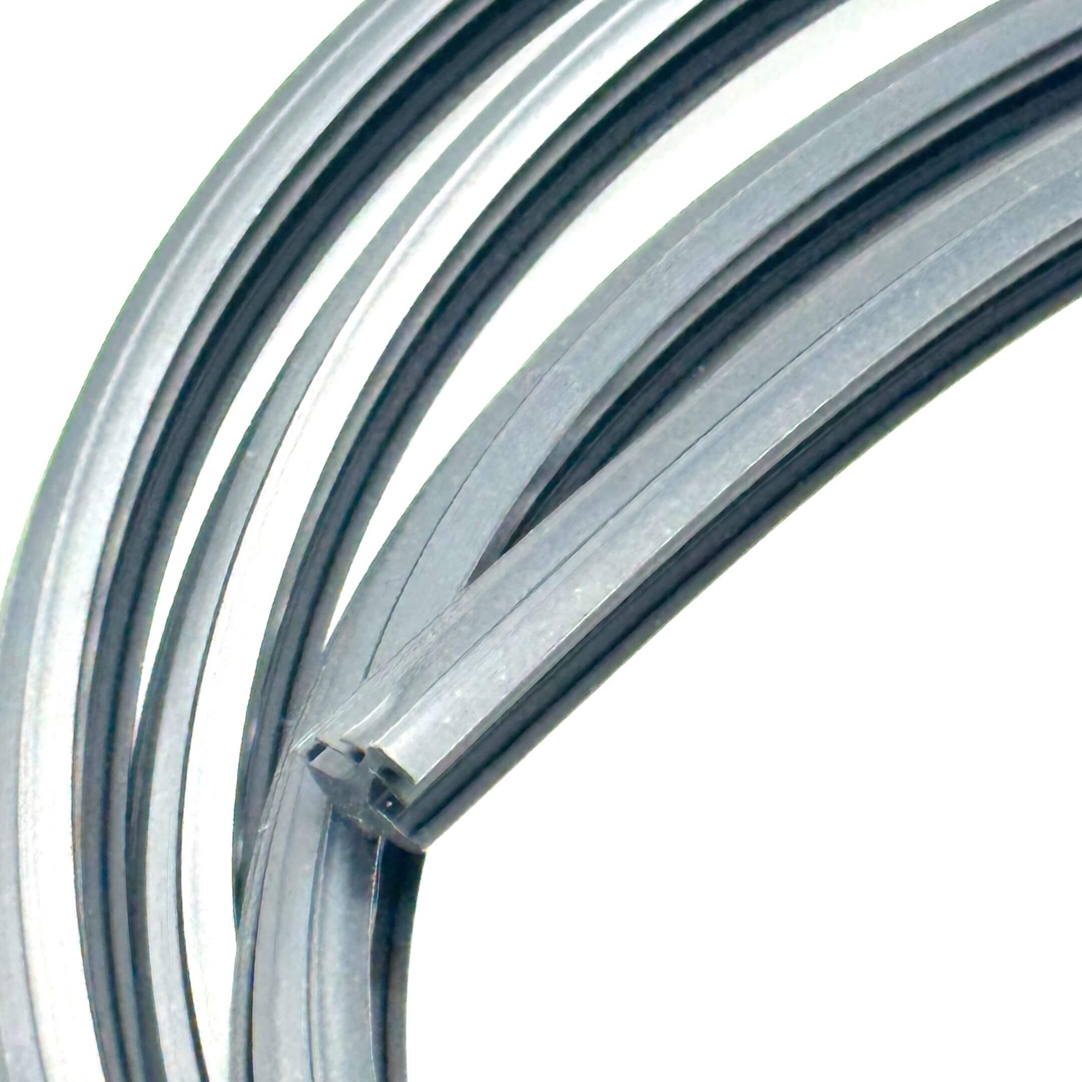 Windshield molding for Honda Acty Truck HA8, HA9 models (2009-2022), featuring durable black rubber construction.