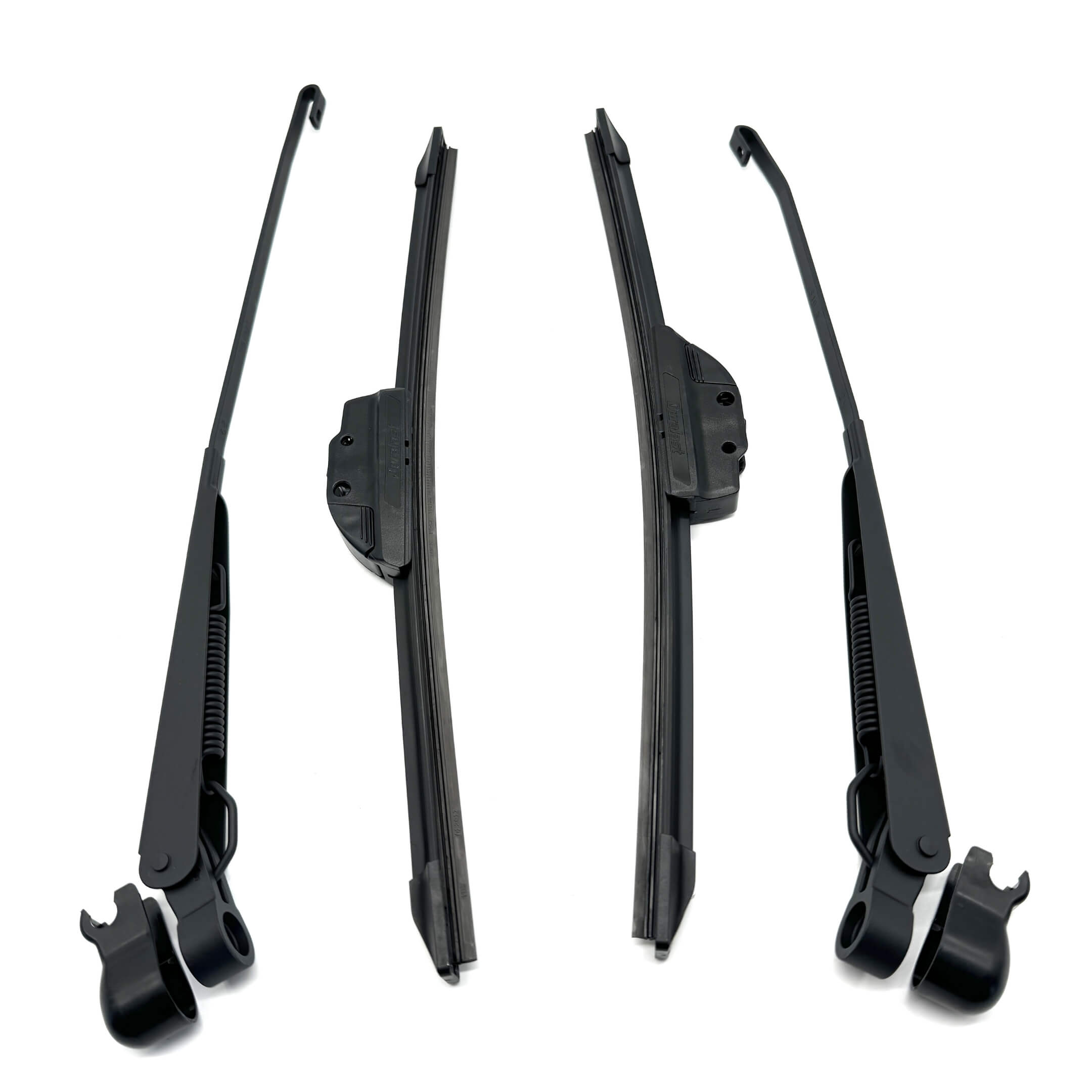 Complete set of Honda Wiper Arms and Duralast Flex Wiper Blades for Honda Acty HH1, HH2, HH3, HH4 models 1988-1999