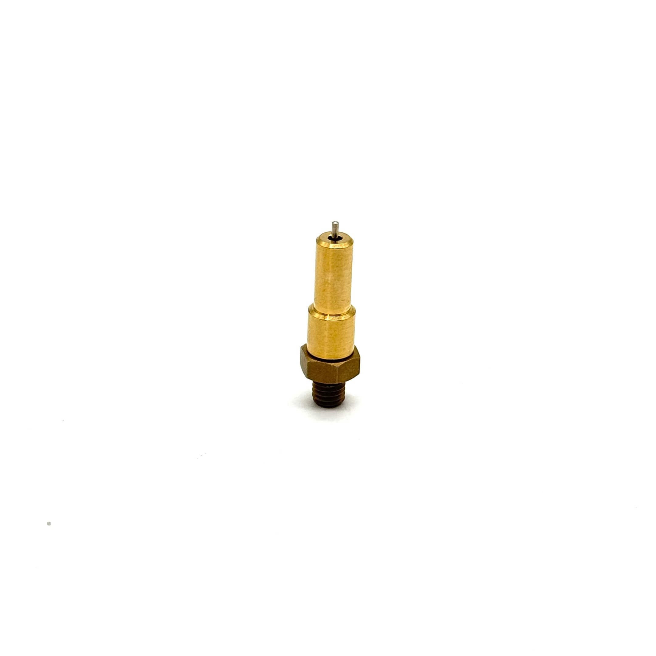 Close-up view of the Carburetor Secondary Economizer Jet for Honda Acty Van HH3, HH4 (1990-1999), highlighting the precise engineering and durable brass construction.