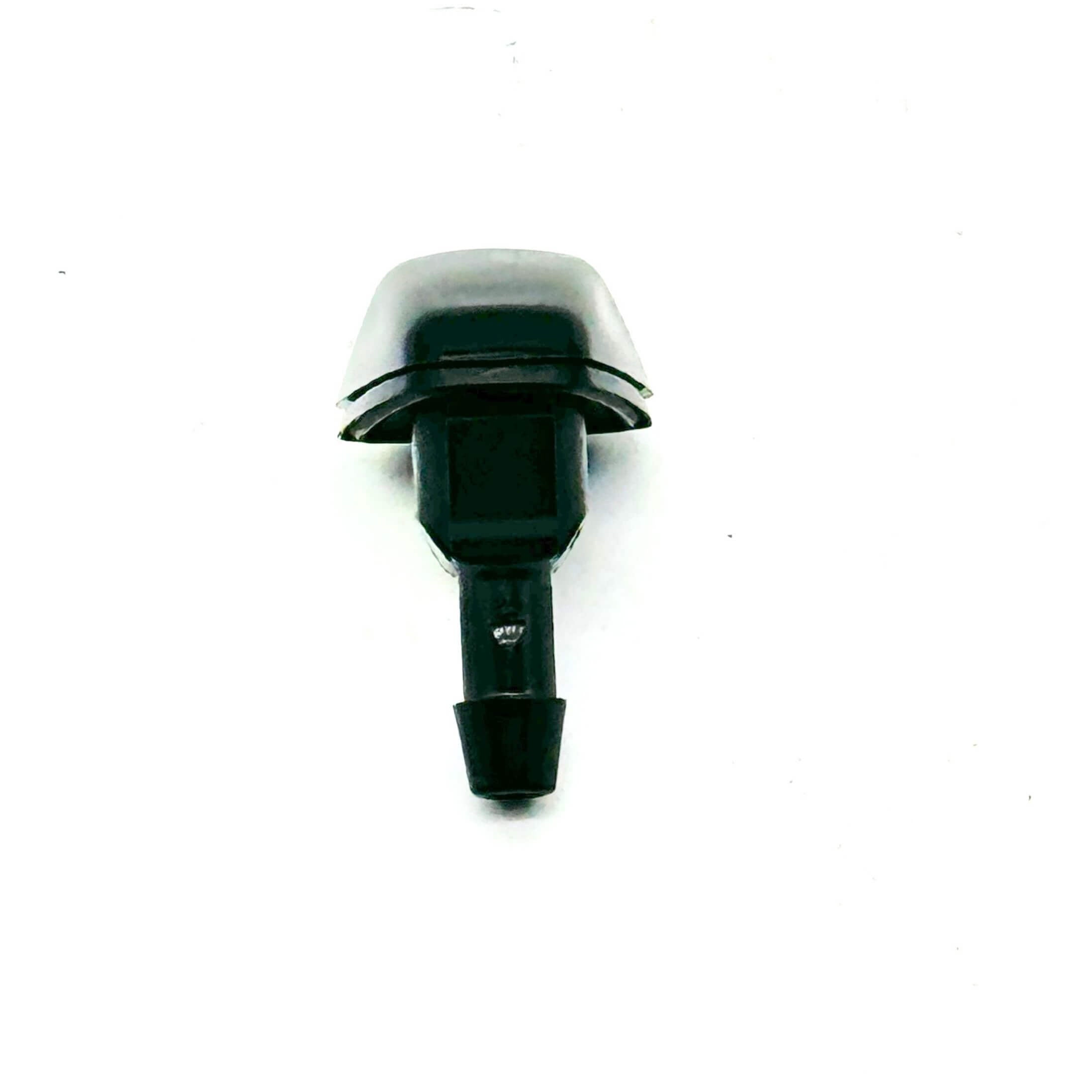 Black windshield washer nozzle front for Honda Acty Van HH5, HH6 models, 1999-2009.