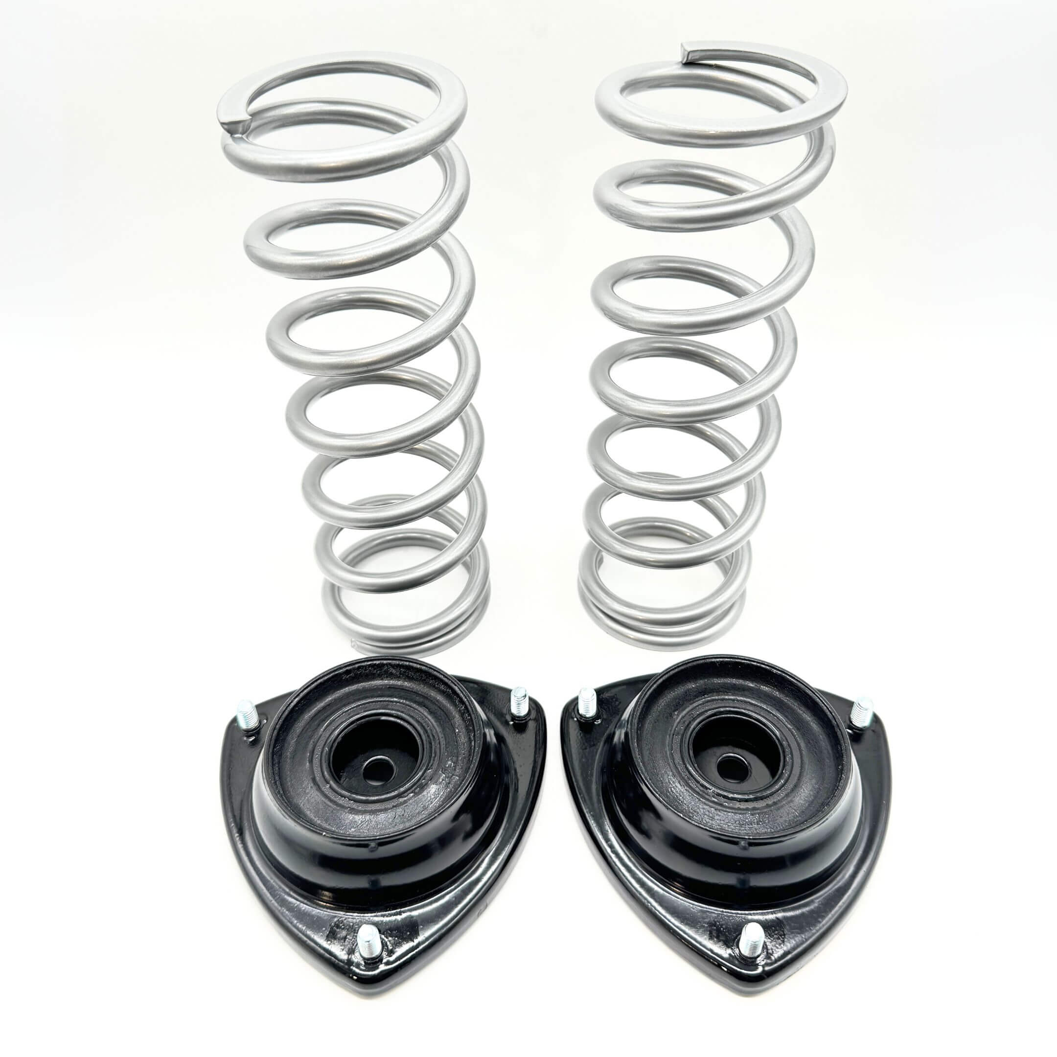 Set of front suspension coils and strut mounts for Honda Acty Van HH3, HH4 models from 1990 to 1999.
