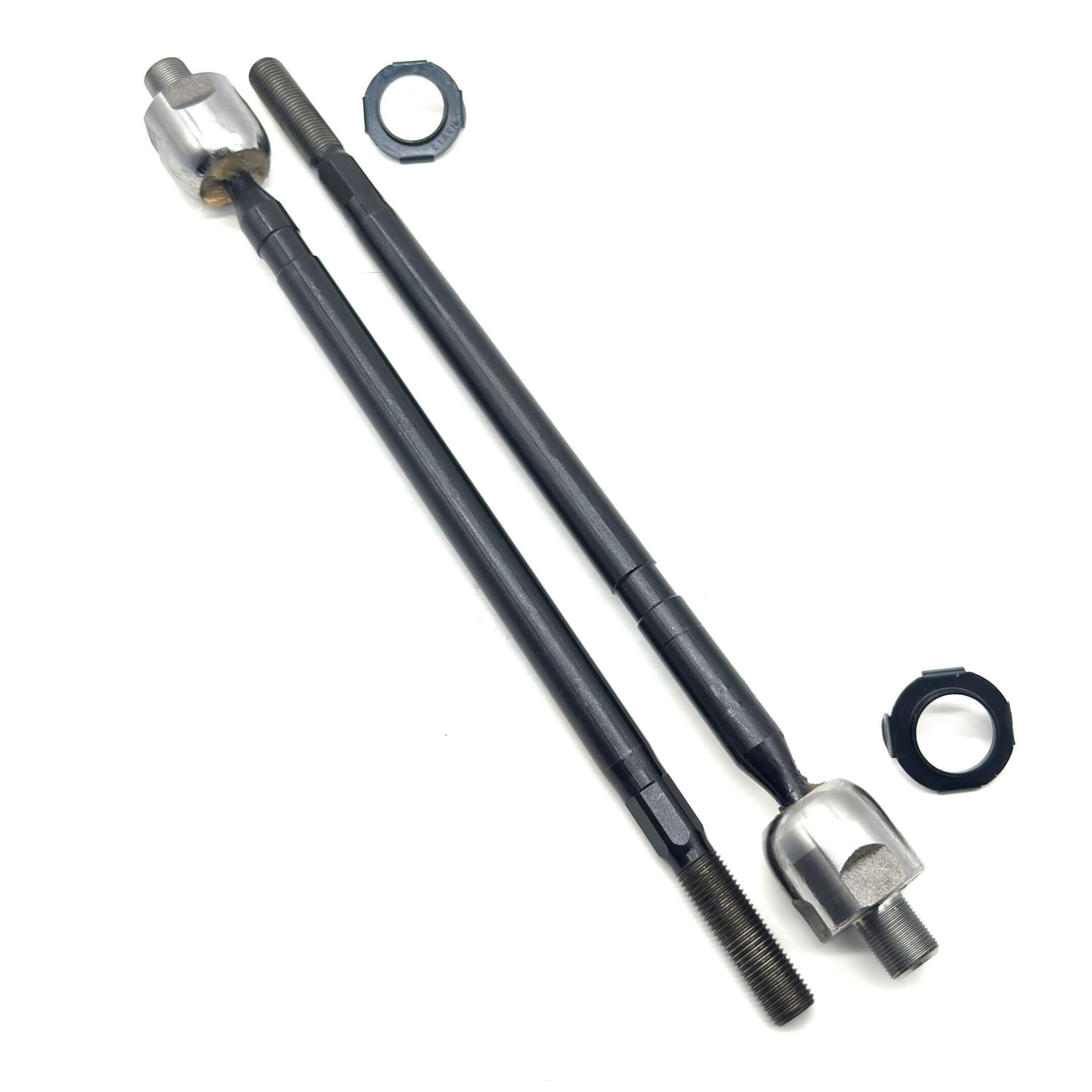 Inner Tie Rod End Set for Honda Acty Truck HA8, HA9 Models 2009-2022, featuring durable black and silver components.