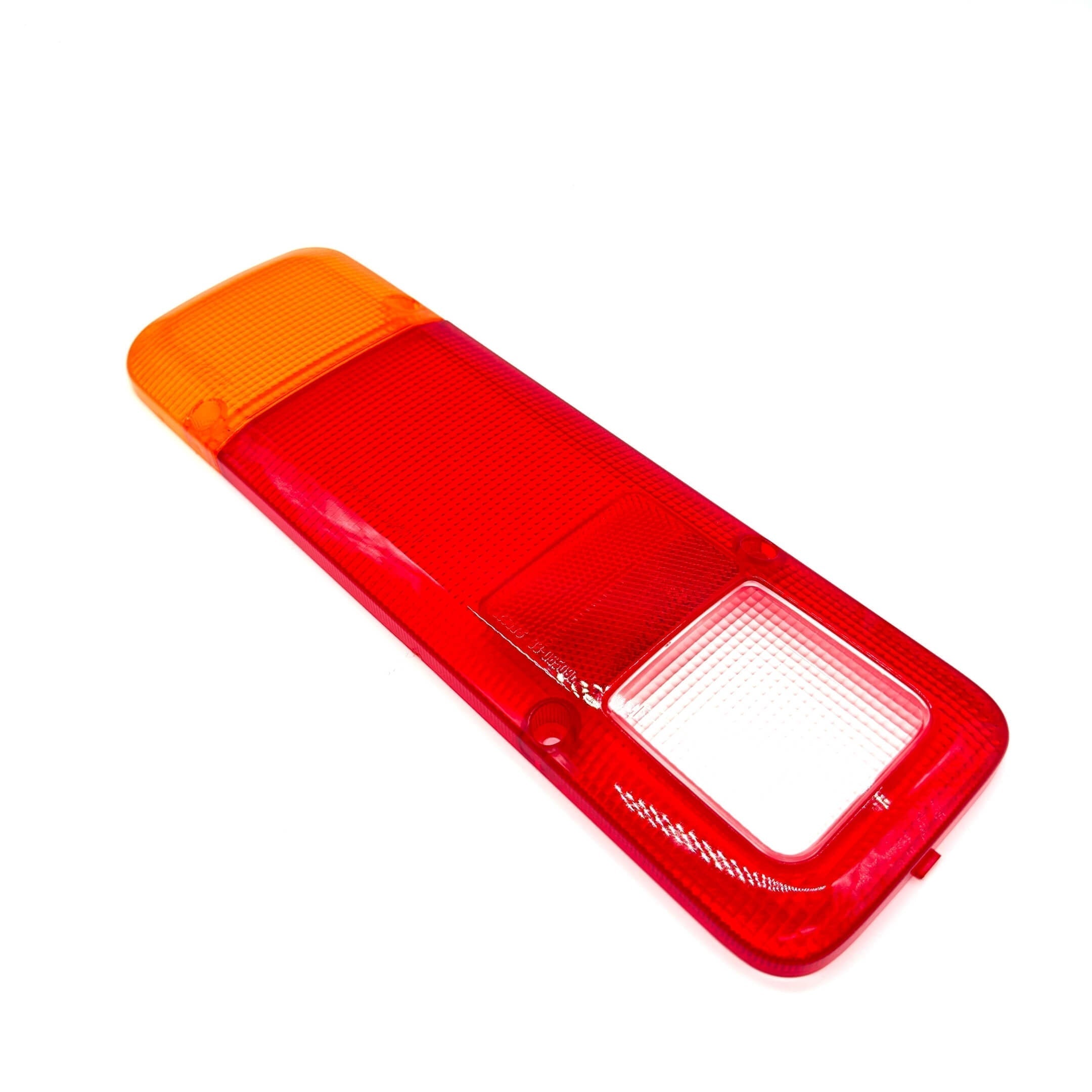 Red and amber tail light cover for Honda Acty Truck HA8, HA9 models, 2009-2022, left side.