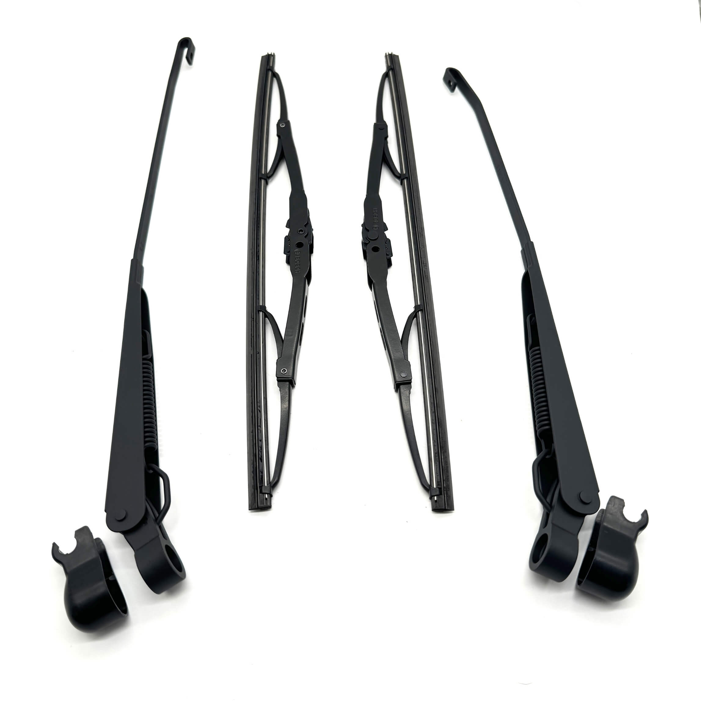 Detailed view of Honda OEM Wiper Arms and Bosch Microedge Wiper Blades Kit for Honda Acty HH1, HH2, HH3, HH4 models 1988-1999