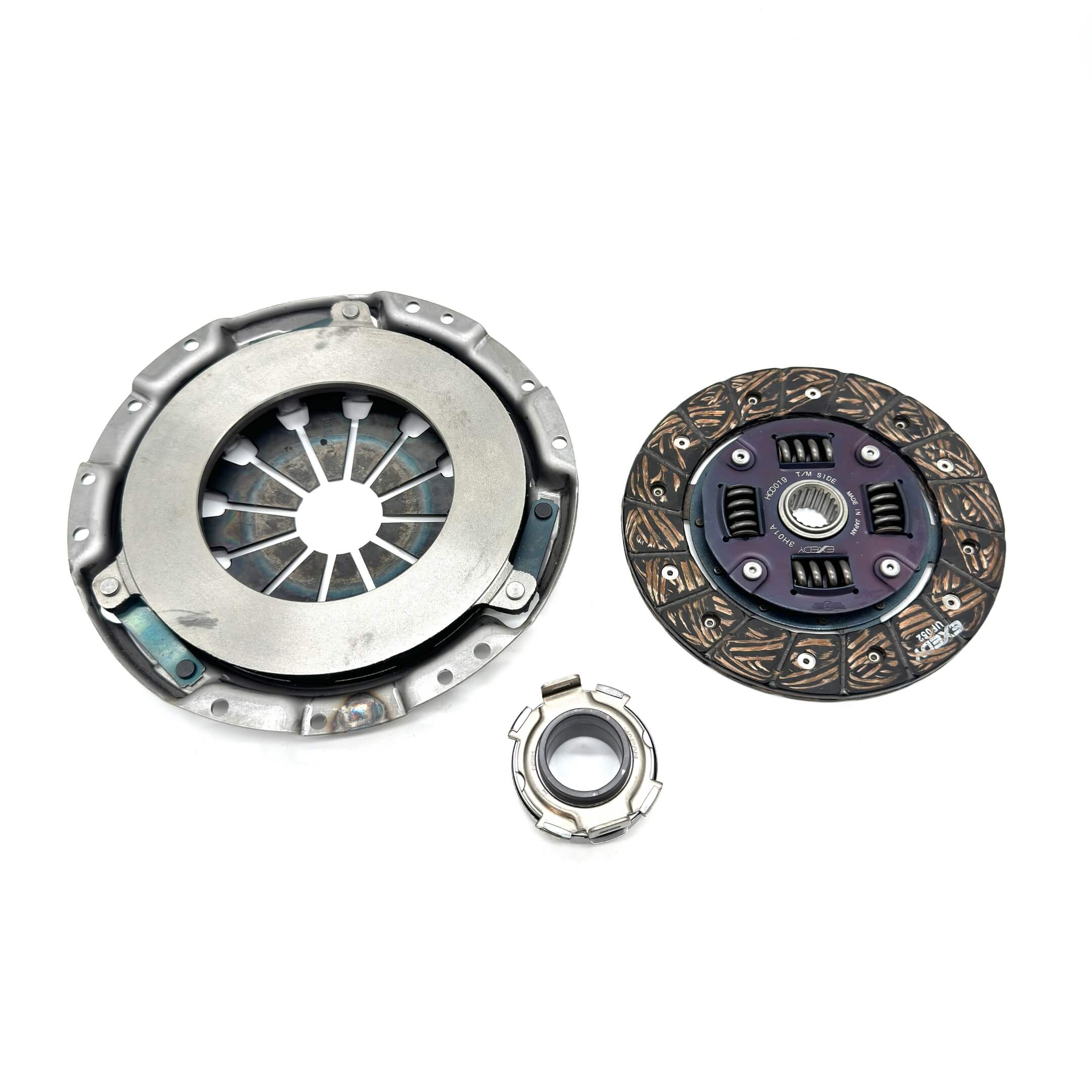 Complete Exedy Clutch Kit Display - Includes Pressure Plate, Clutch Disc, and Bearing for Honda Acty HH3, HH4 - 1990 to 1999.