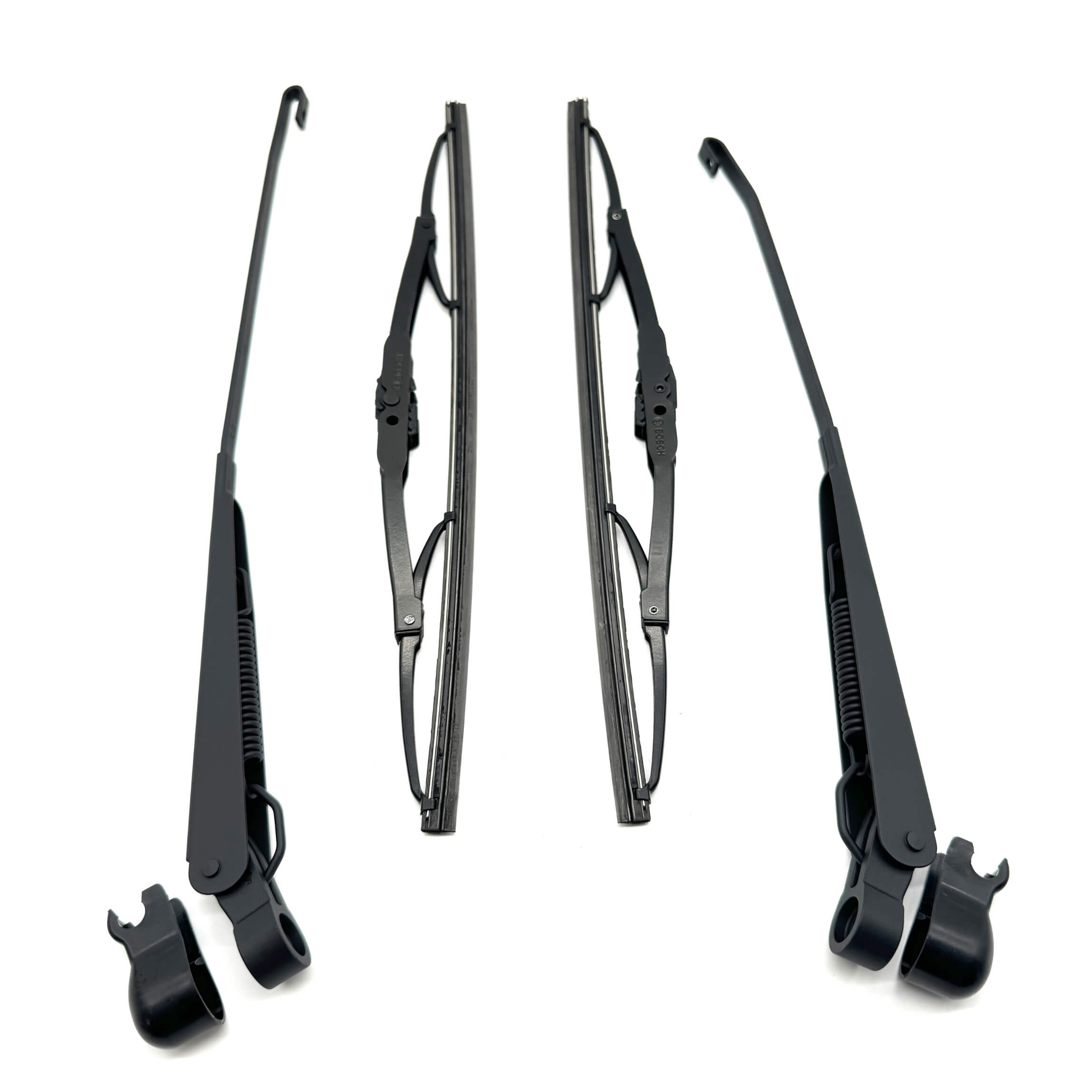 Complete set of Honda OEM Wiper Arms and Bosch Microedge Wiper Blades for Honda Acty HH1, HH2, HH3, HH4 models 1988-1999