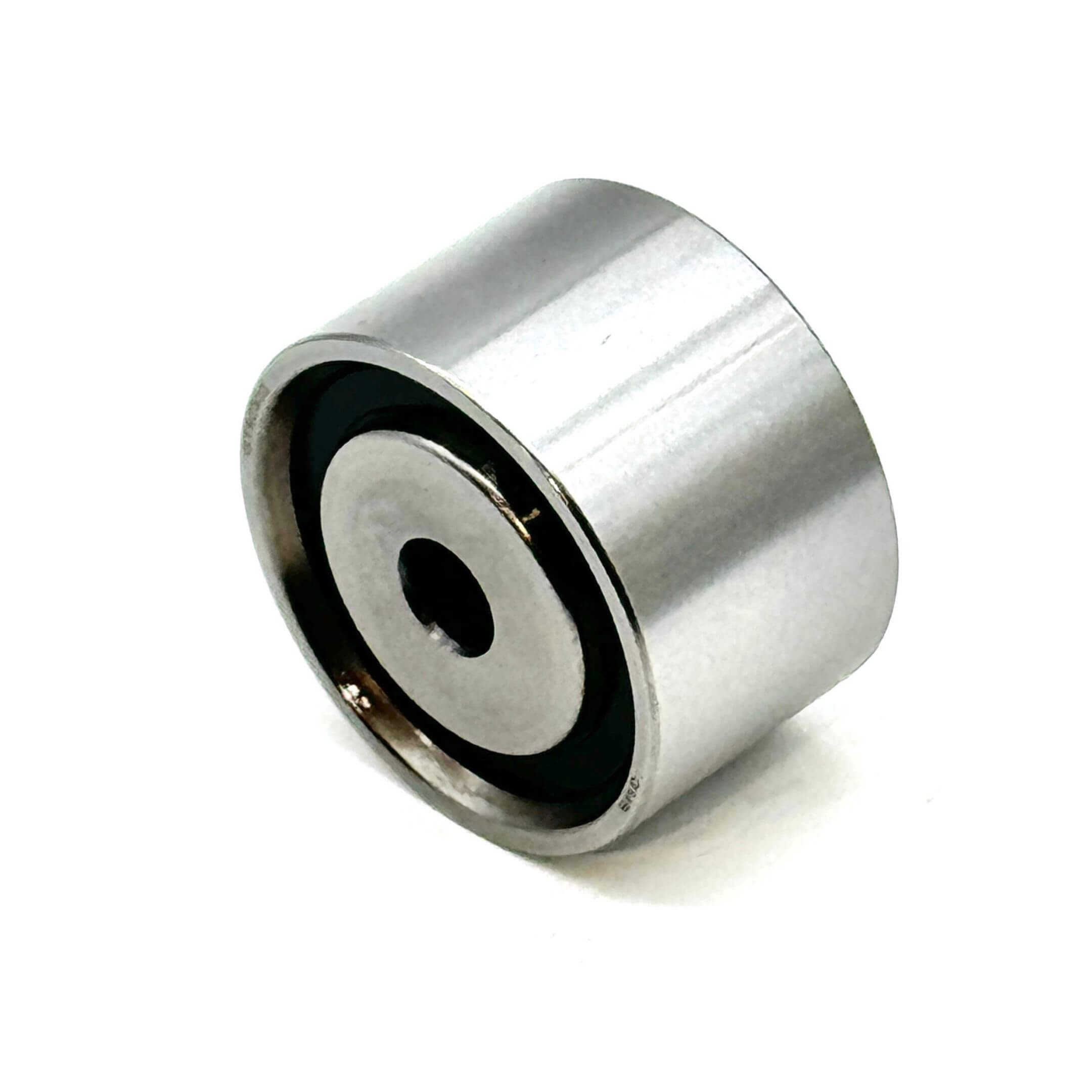Silver timing belt idler pulley for Honda Acty Truck HA8, HA9 models (2009-2022), featuring a durable metal construction.