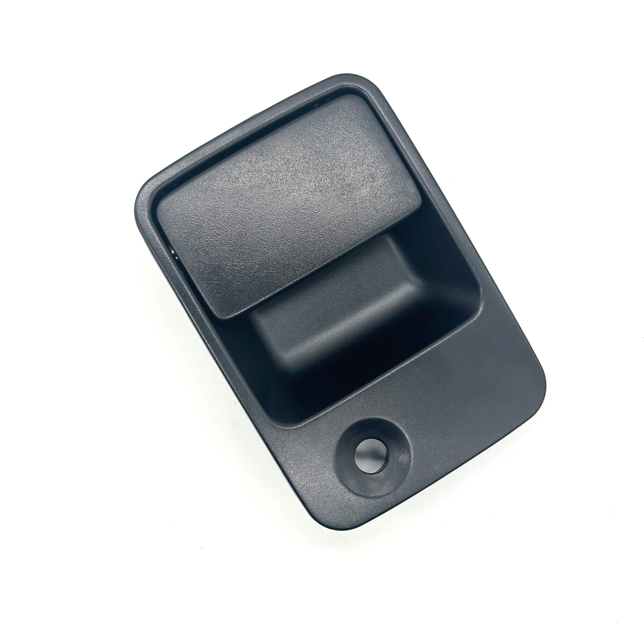 Black exterior right door handle for Honda Acty Truck HA8, HA9 models, 2009-2022.