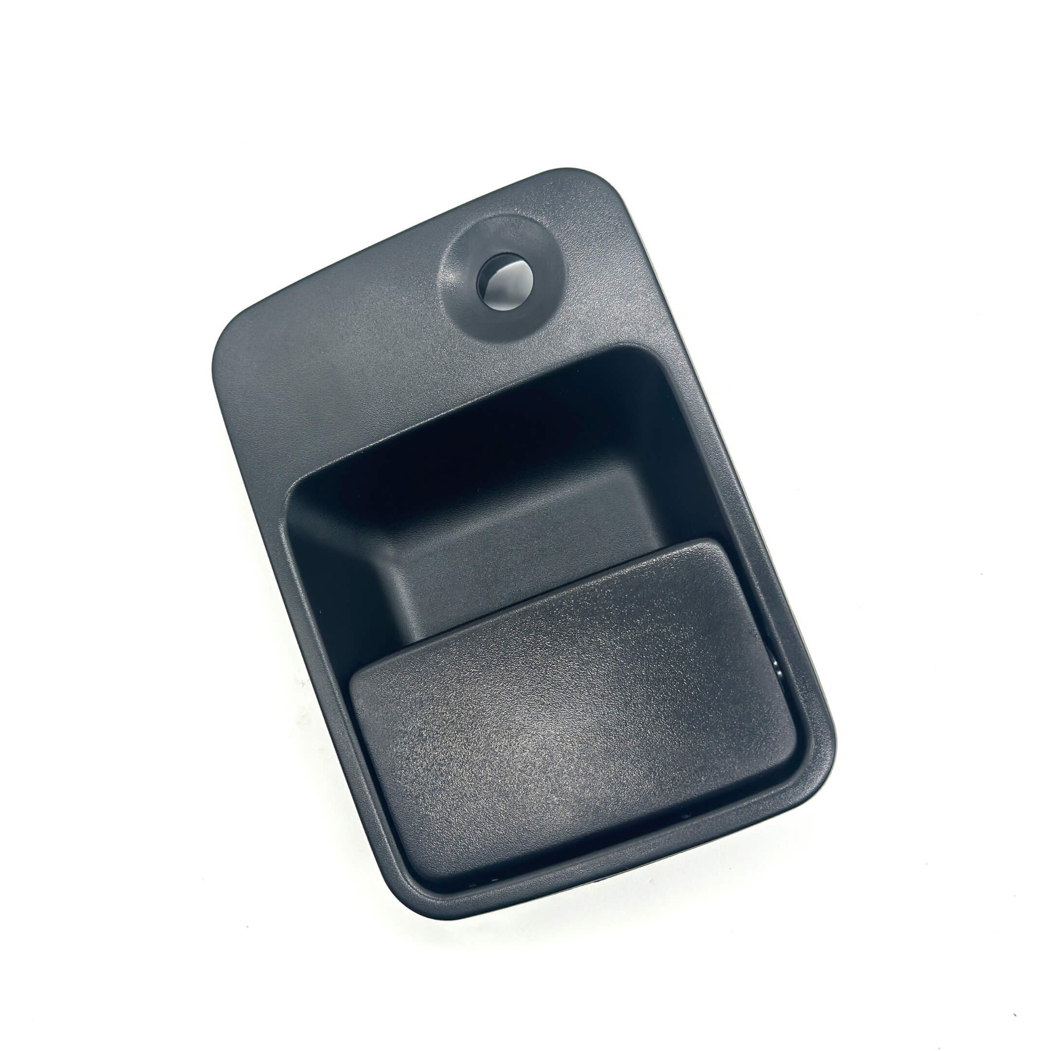 Black exterior right door handle for Honda Acty Truck HA8, HA9 models, 2009-2022.