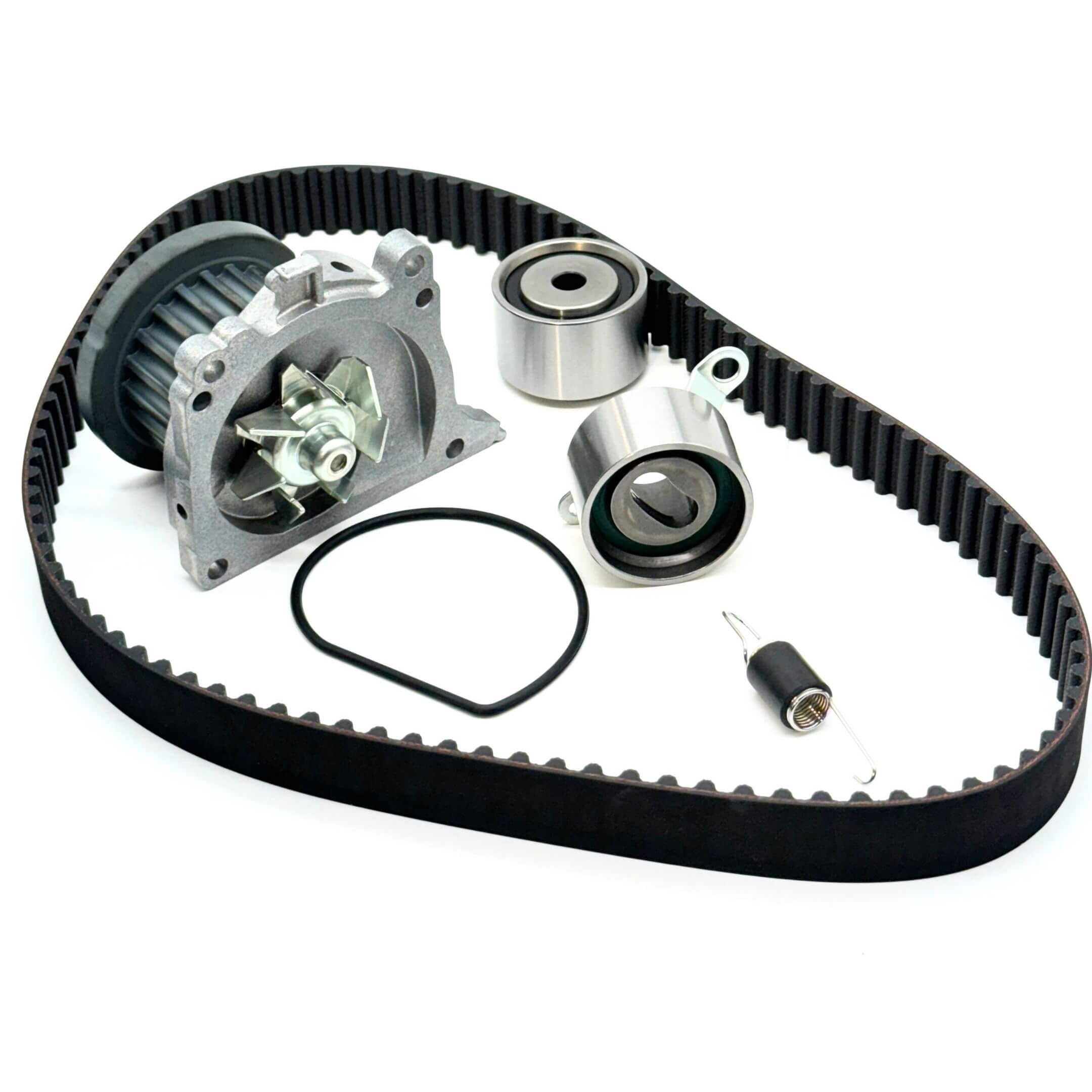 Timing Belt Kit - 6 Piece for Honda Acty Van HH5, HH6 Models 1999-2009, featuring black belt and silver components.