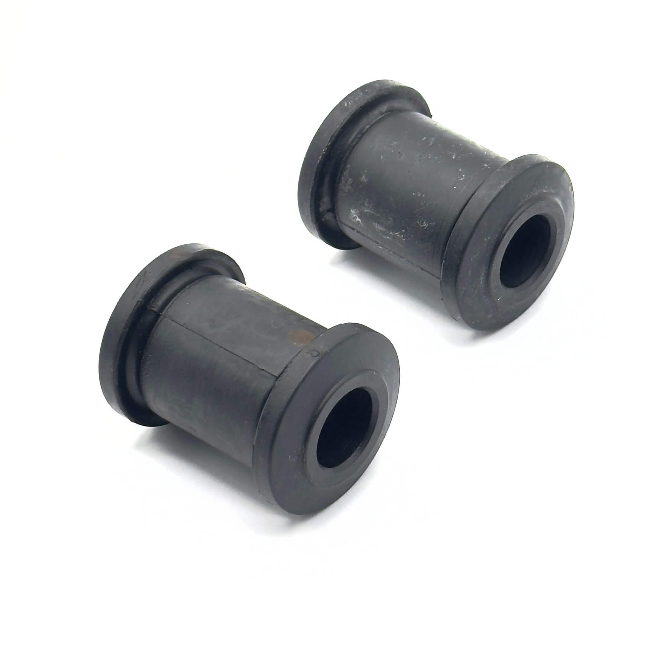 Leaf Spring Bushing Set for Front Left/Right Honda Acty Truck Models HA3, HA4 (1990-1999) featuring durable black rubber construction.