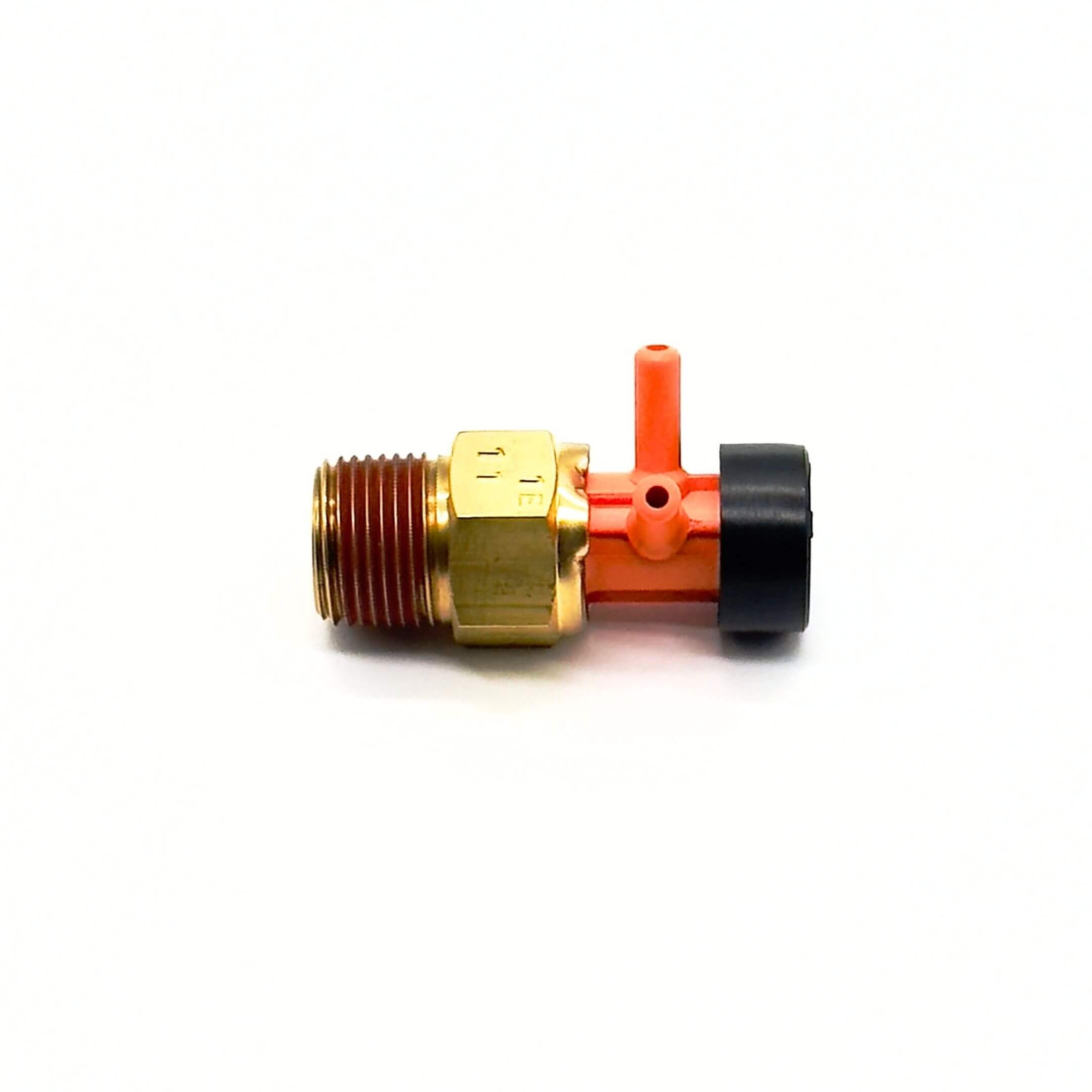 Thermo Valve (53°C) for Honda Acty Truck Models HA3, HA4 (1990-1999) featuring a brass and plastic construction with threaded design.